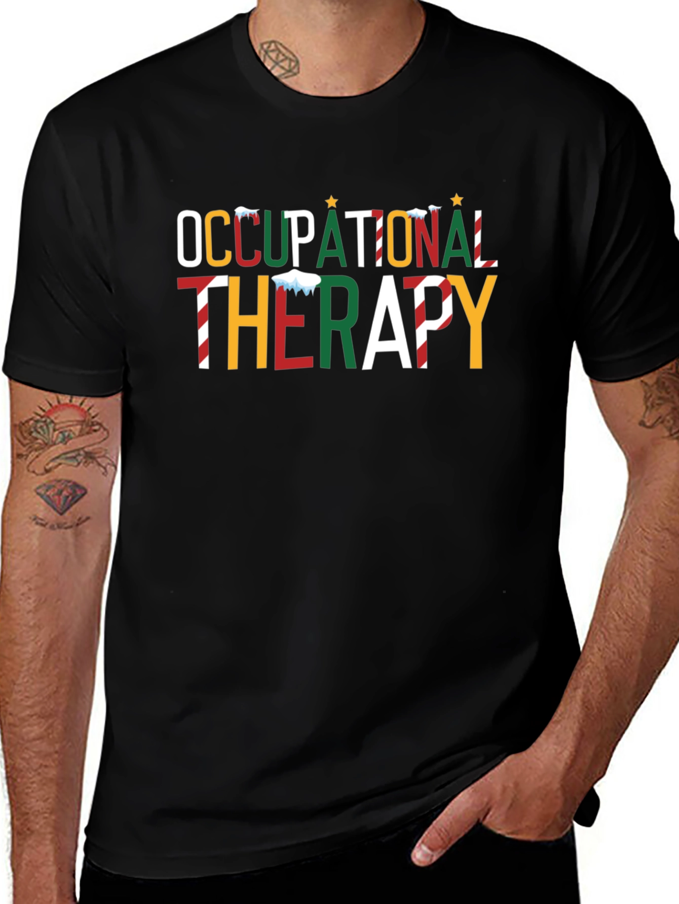 Festive Occupational Therapy Holiday T-Shirt