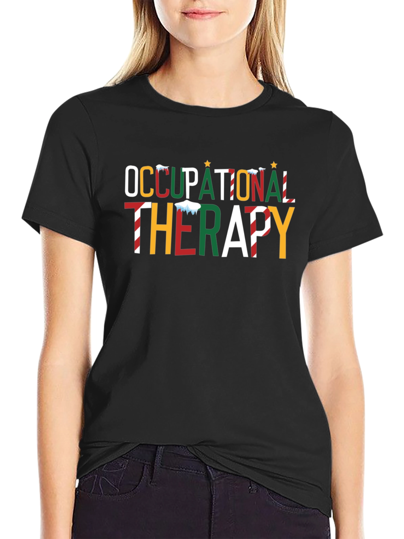 Festive Occupational Therapy Holiday T-Shirt