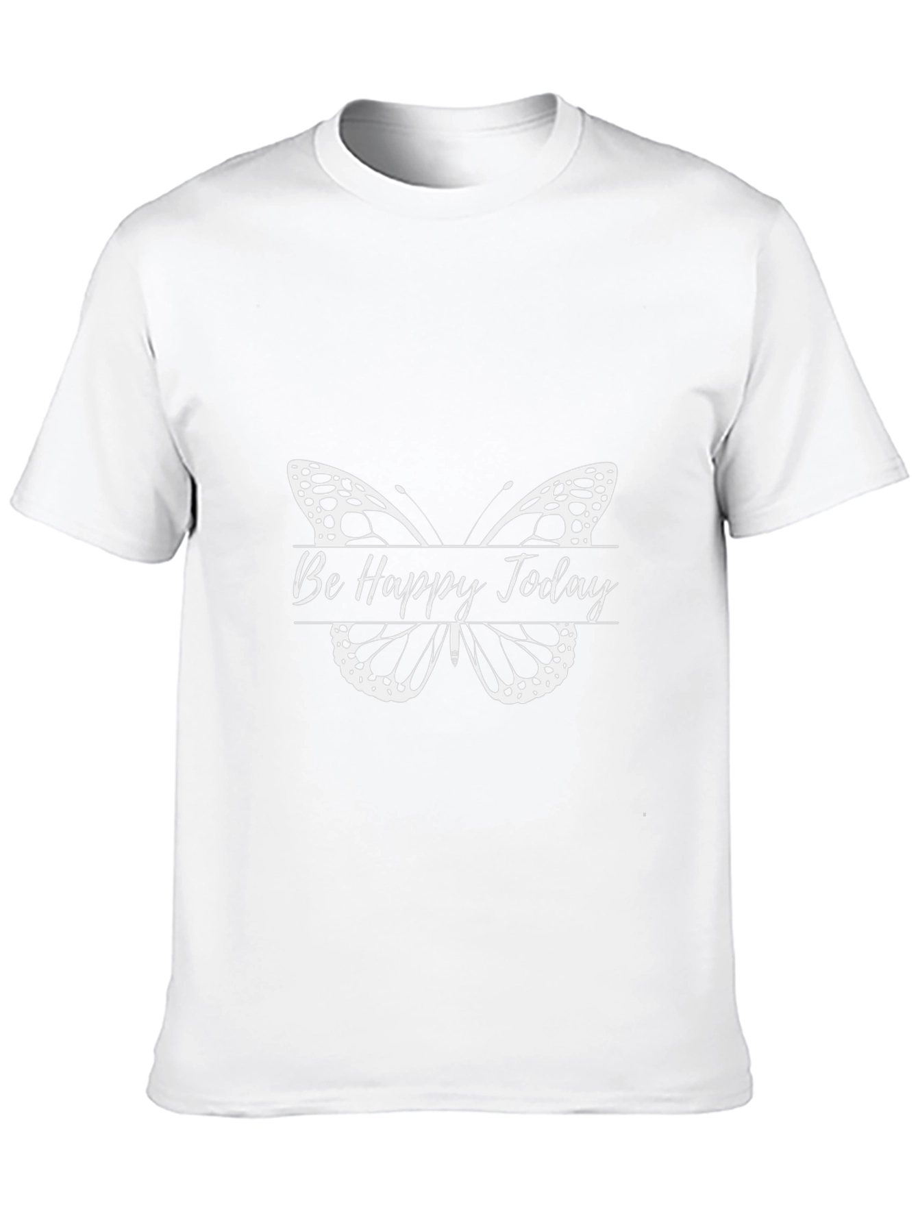 Be Happy Today Butterfly Graphic Tee