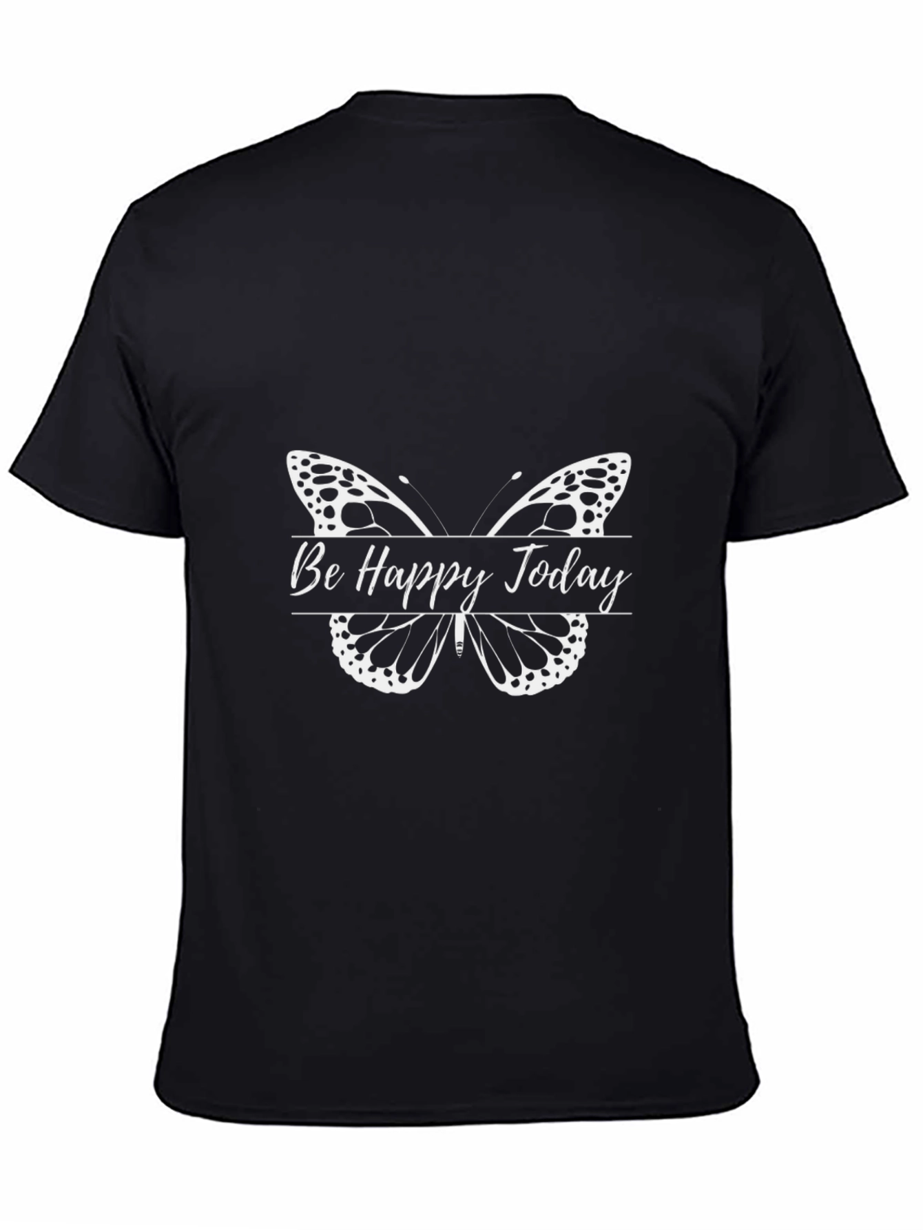 Be Happy Today Butterfly Graphic Tee
