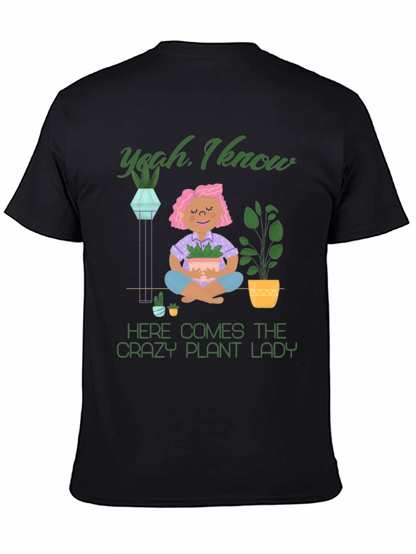 Crazy Plant Lady Graphic T-Shirt