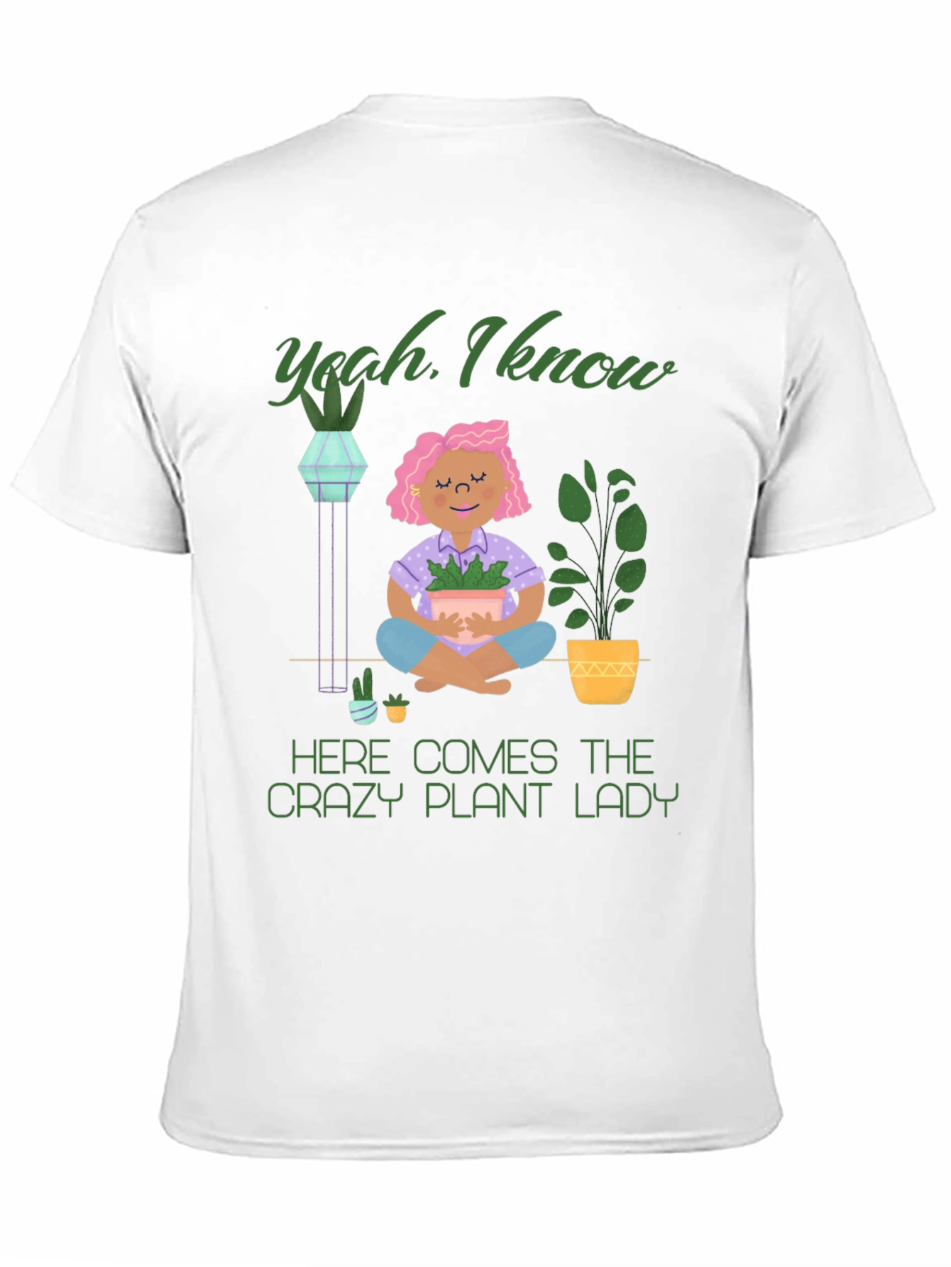 Crazy Plant Lady Graphic T-Shirt