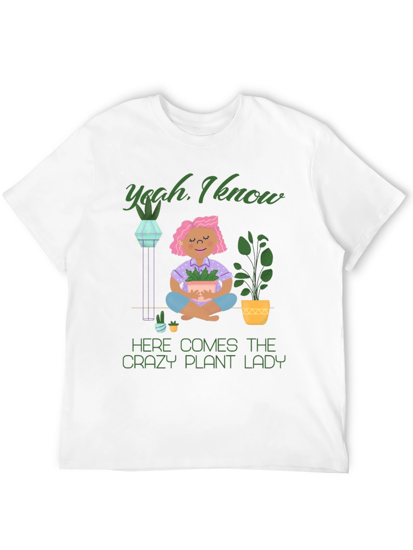 Crazy Plant Lady Graphic T-Shirt