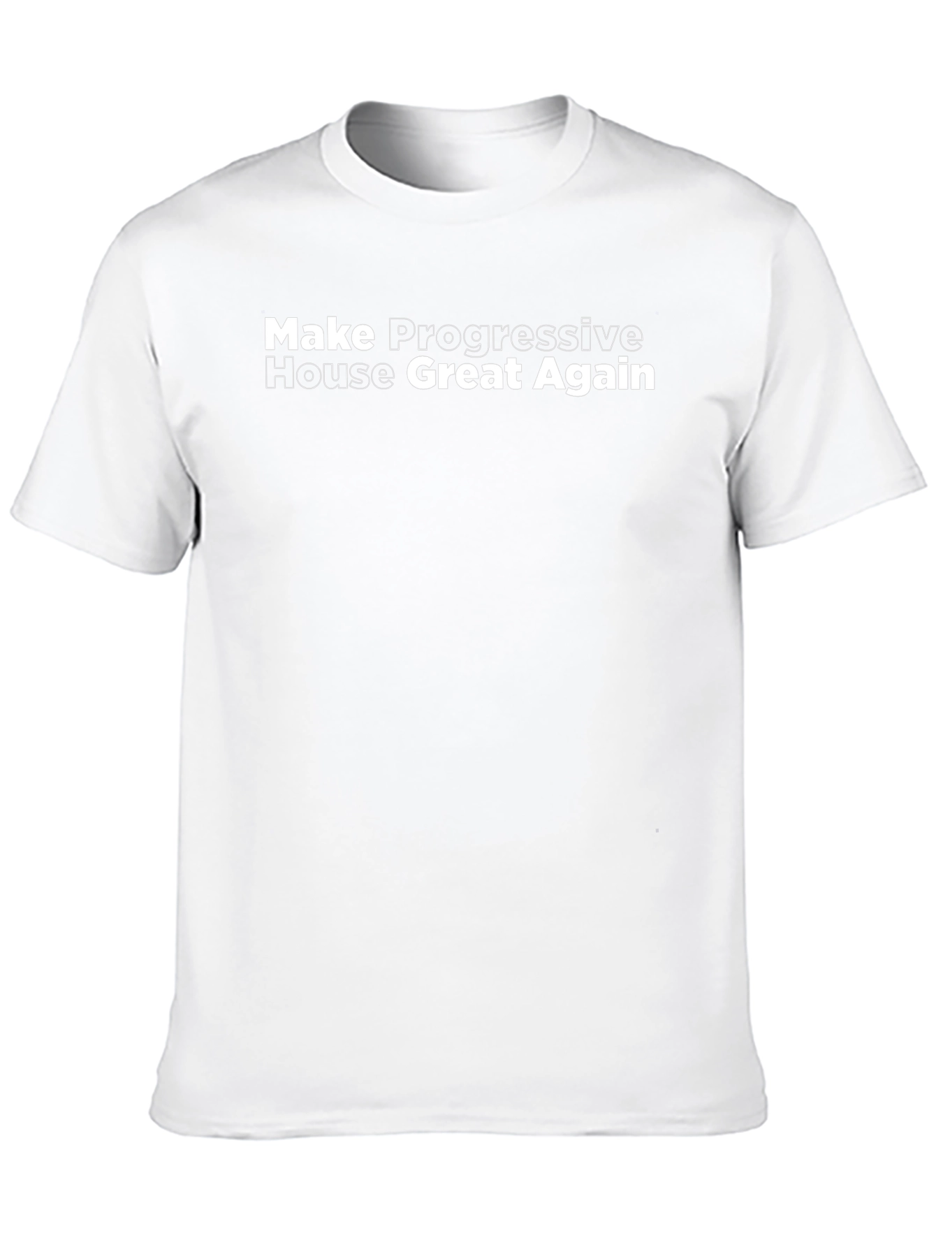 Make Progressive House Great Again Black T-Shirt