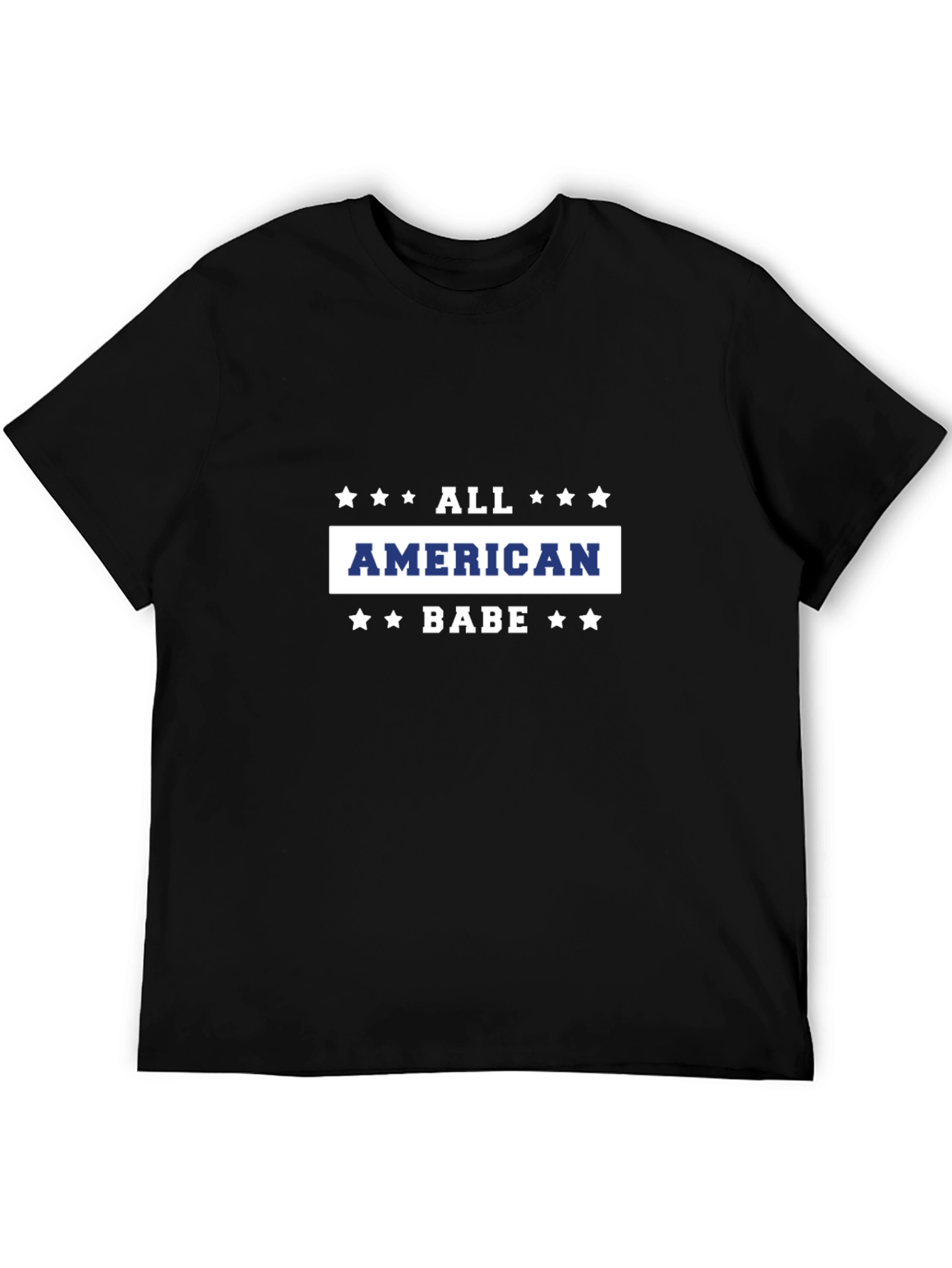 All American Babe Graphic Tee - Patriotic Style