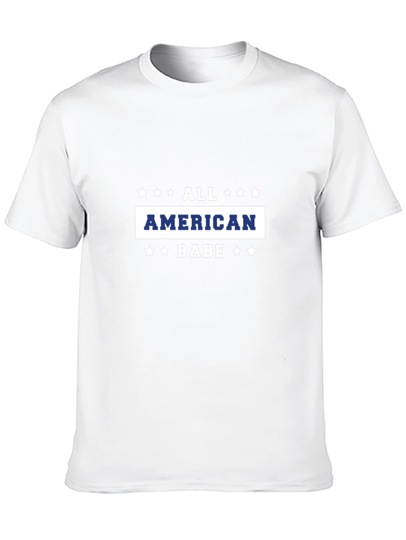 All American Babe Graphic Tee - Patriotic Style