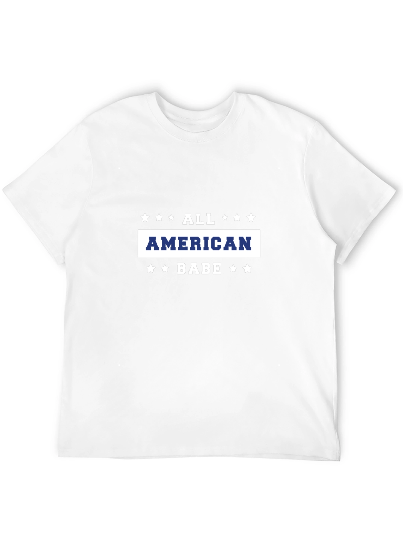 All American Babe Graphic Tee - Patriotic Style