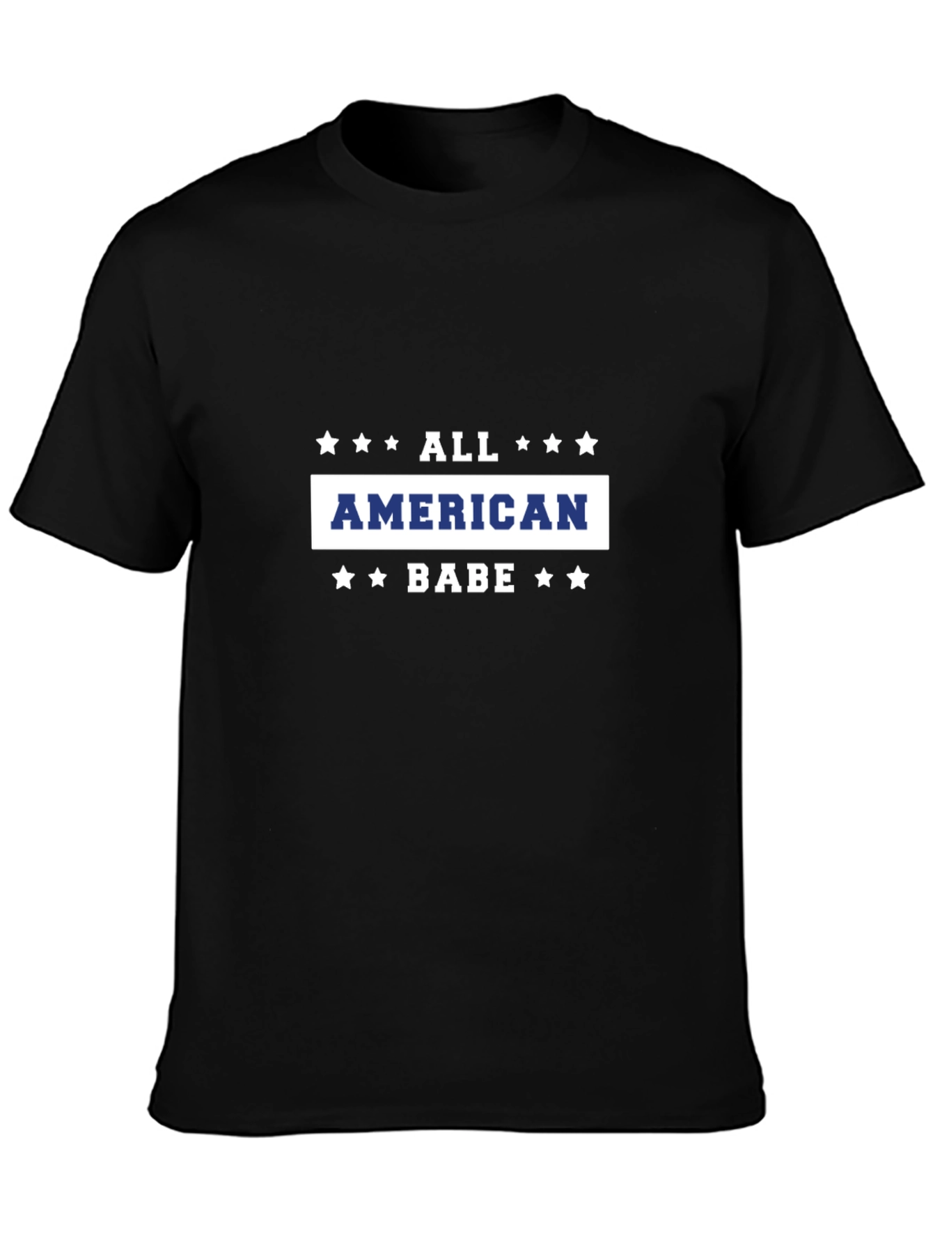 All American Babe Graphic Tee - Patriotic Style