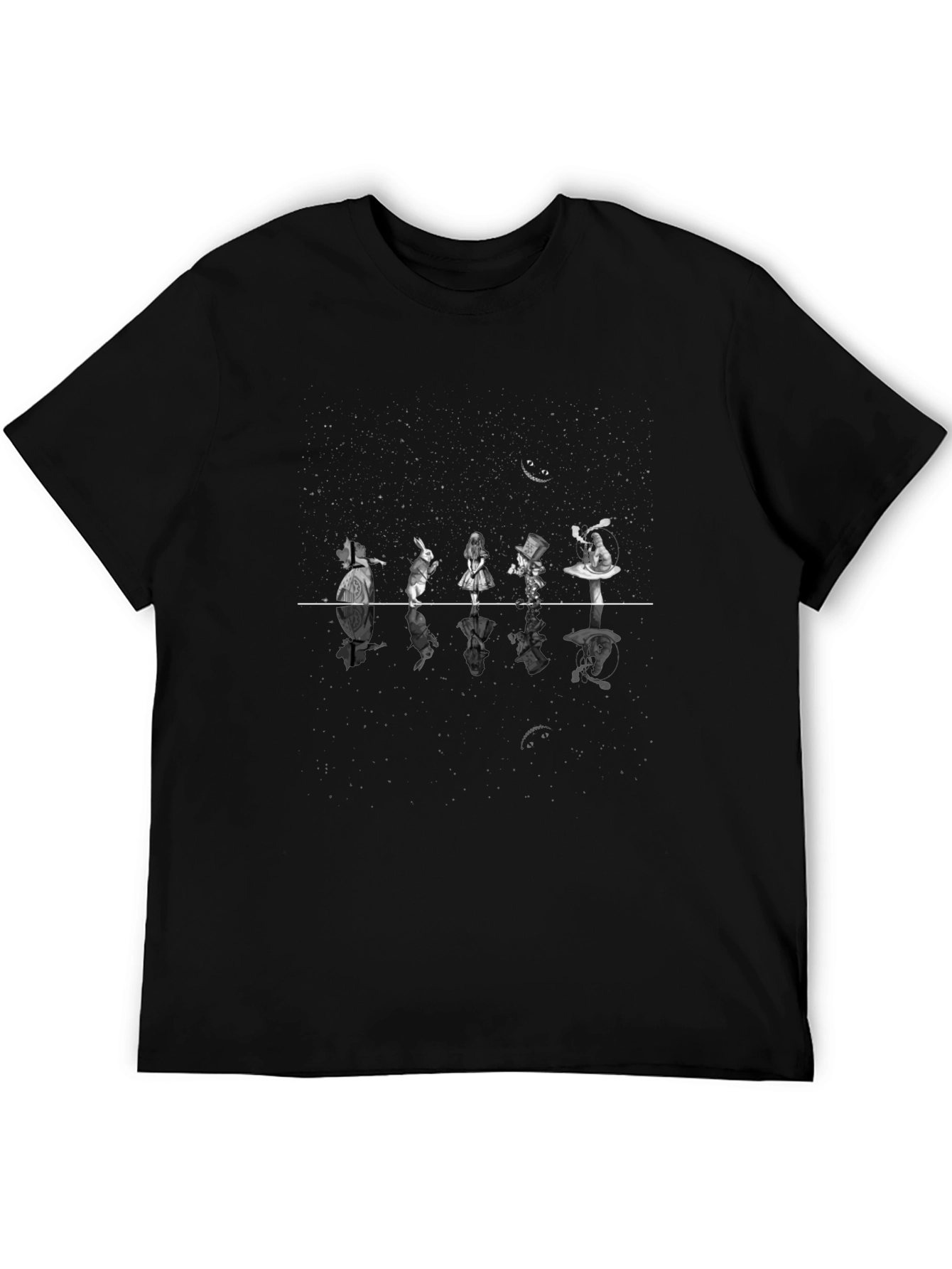 Alice in Wonderland Black T-Shirt