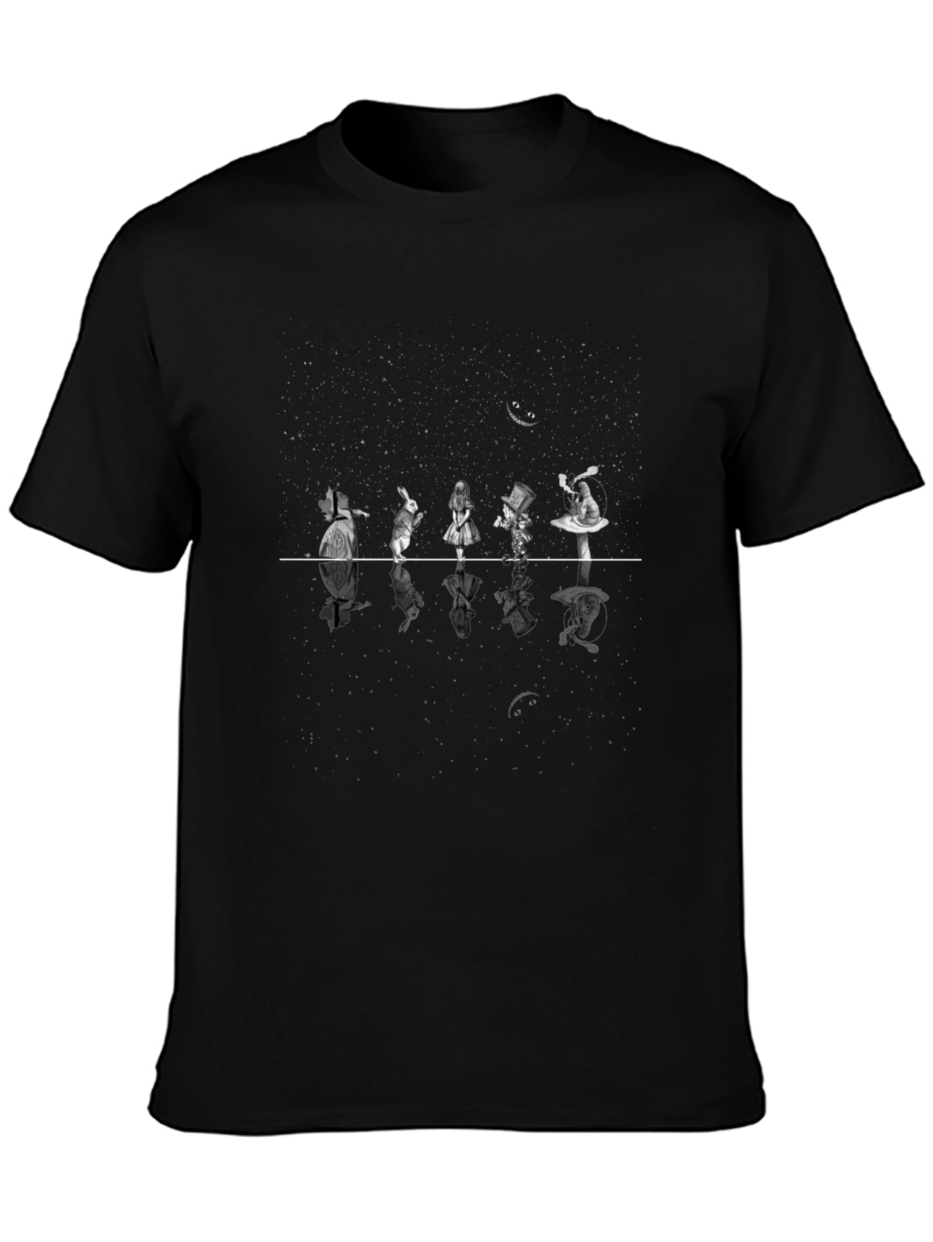 Alice in Wonderland Black T-Shirt