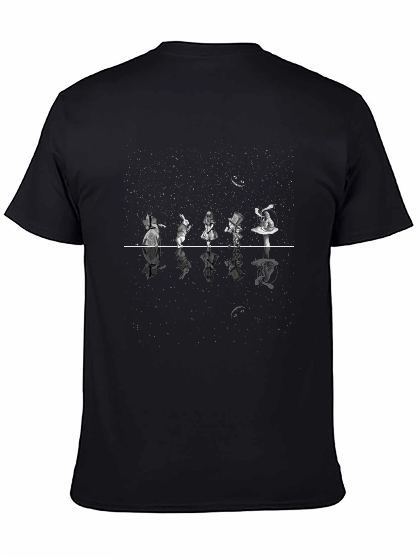 Alice in Wonderland Black T-Shirt