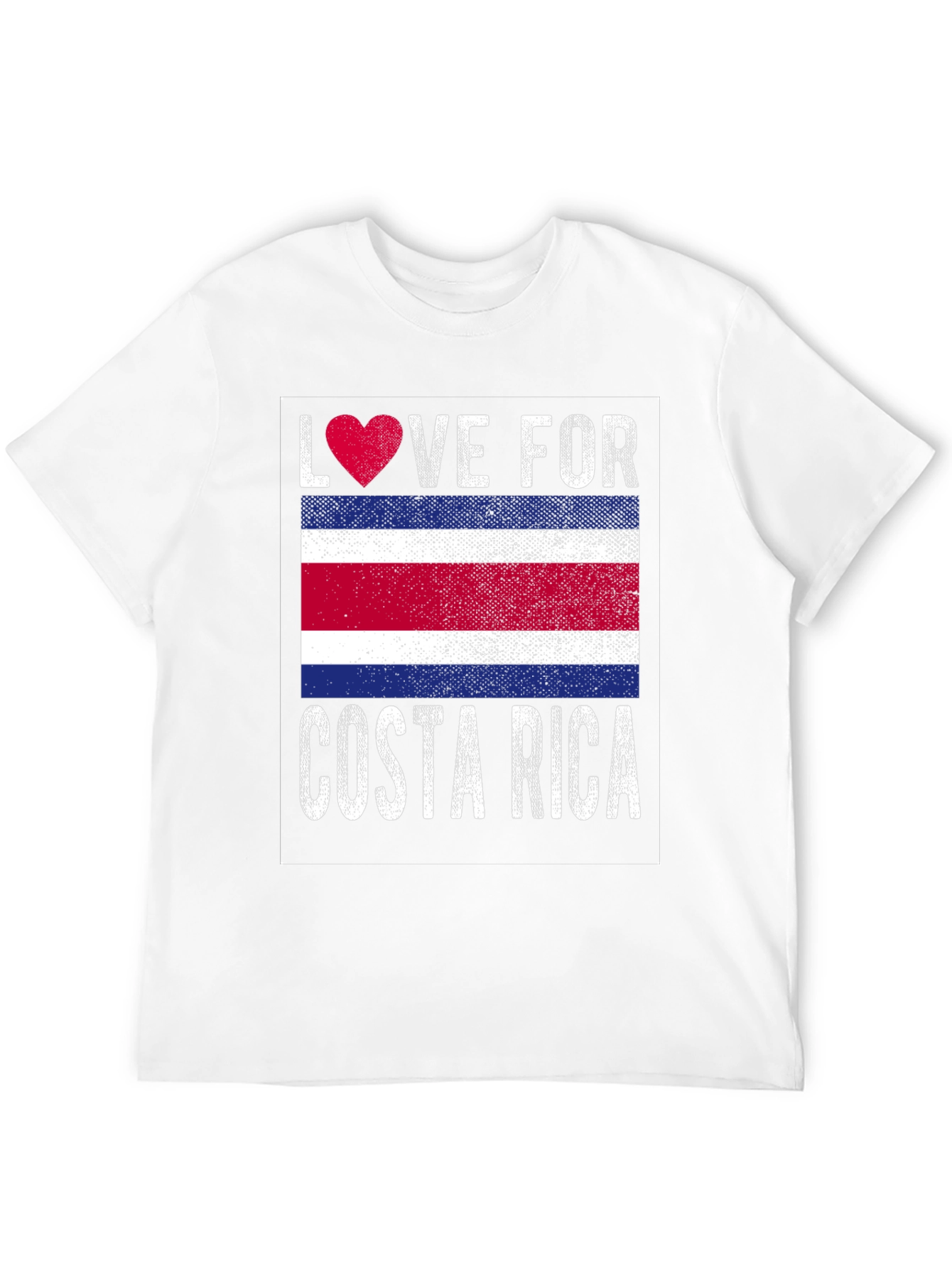 Love for Costa Rica T-Shirt Flag Souvenir
