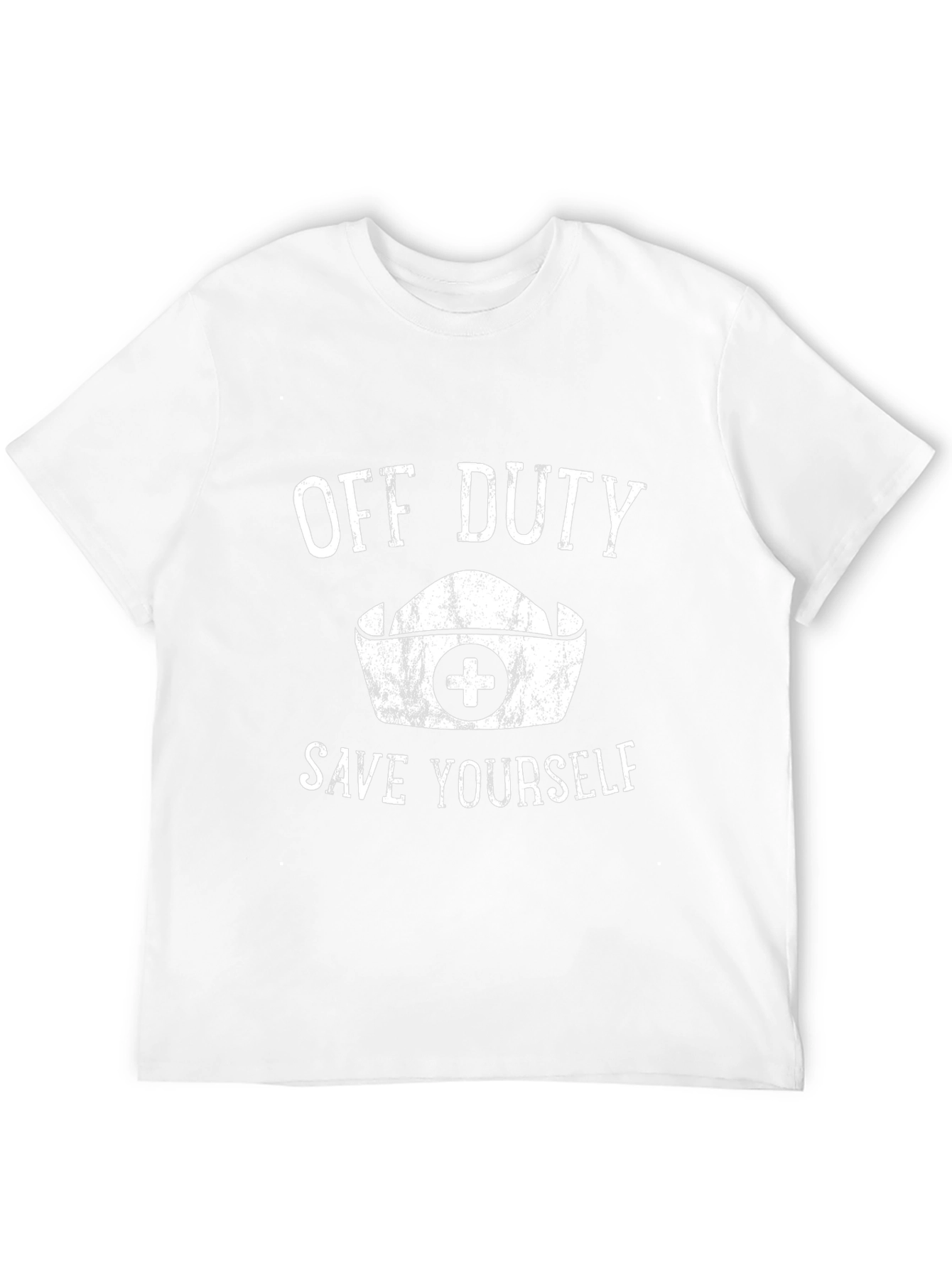 Off Duty Save Yourself Black T-Shirt