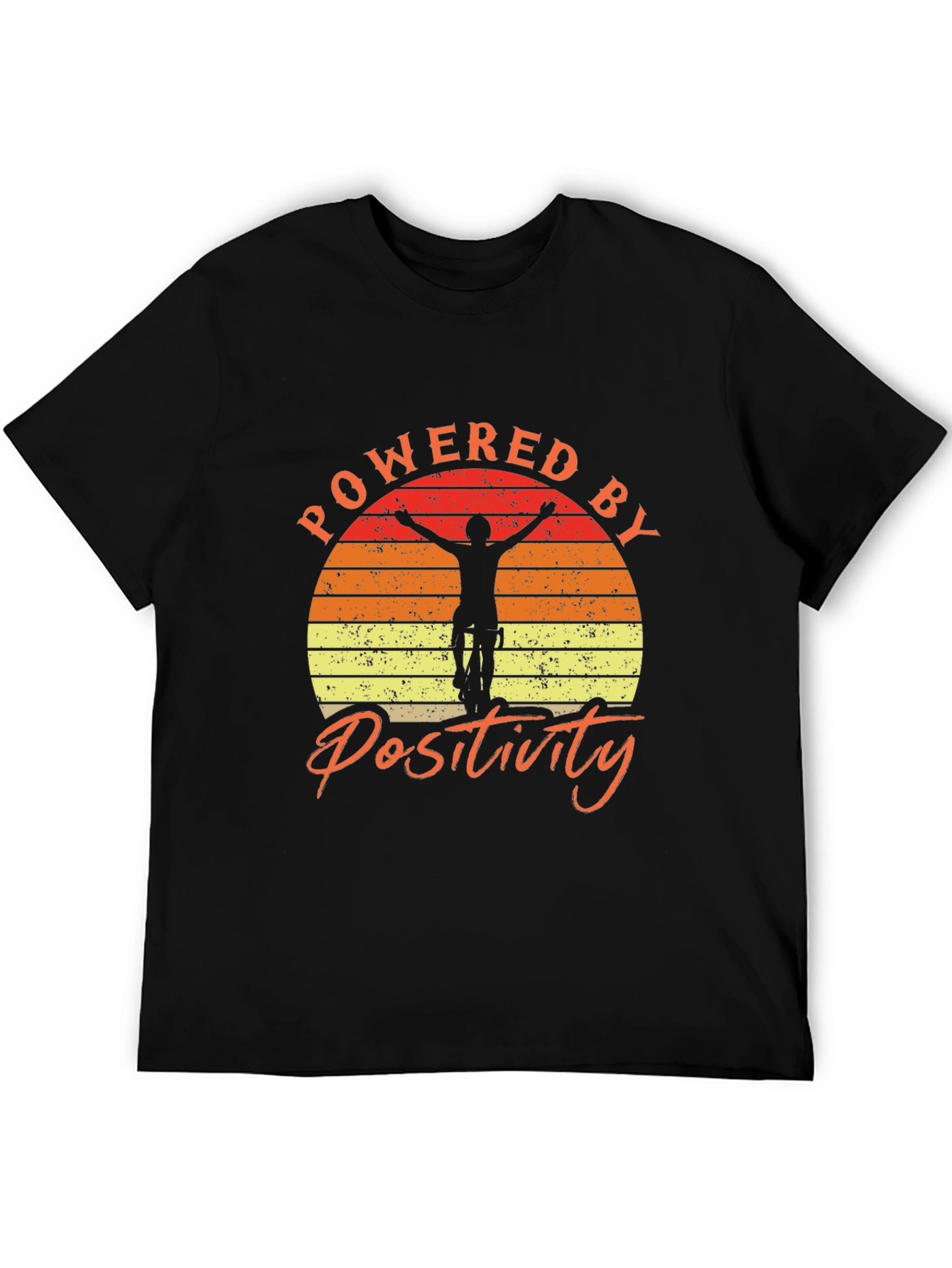 Powered by Positivity Graphic Tee - Mountain Bike