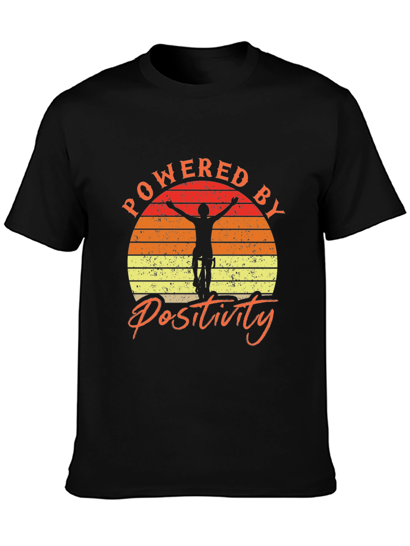 Powered by Positivity Graphic Tee - Mountain Bike