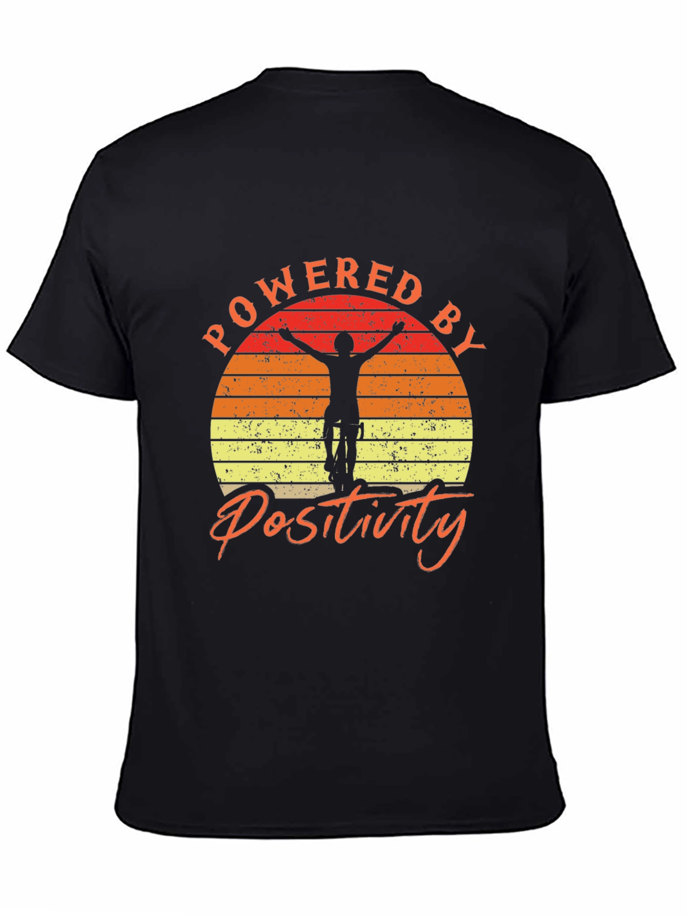 Powered by Positivity Graphic Tee - Mountain Bike
