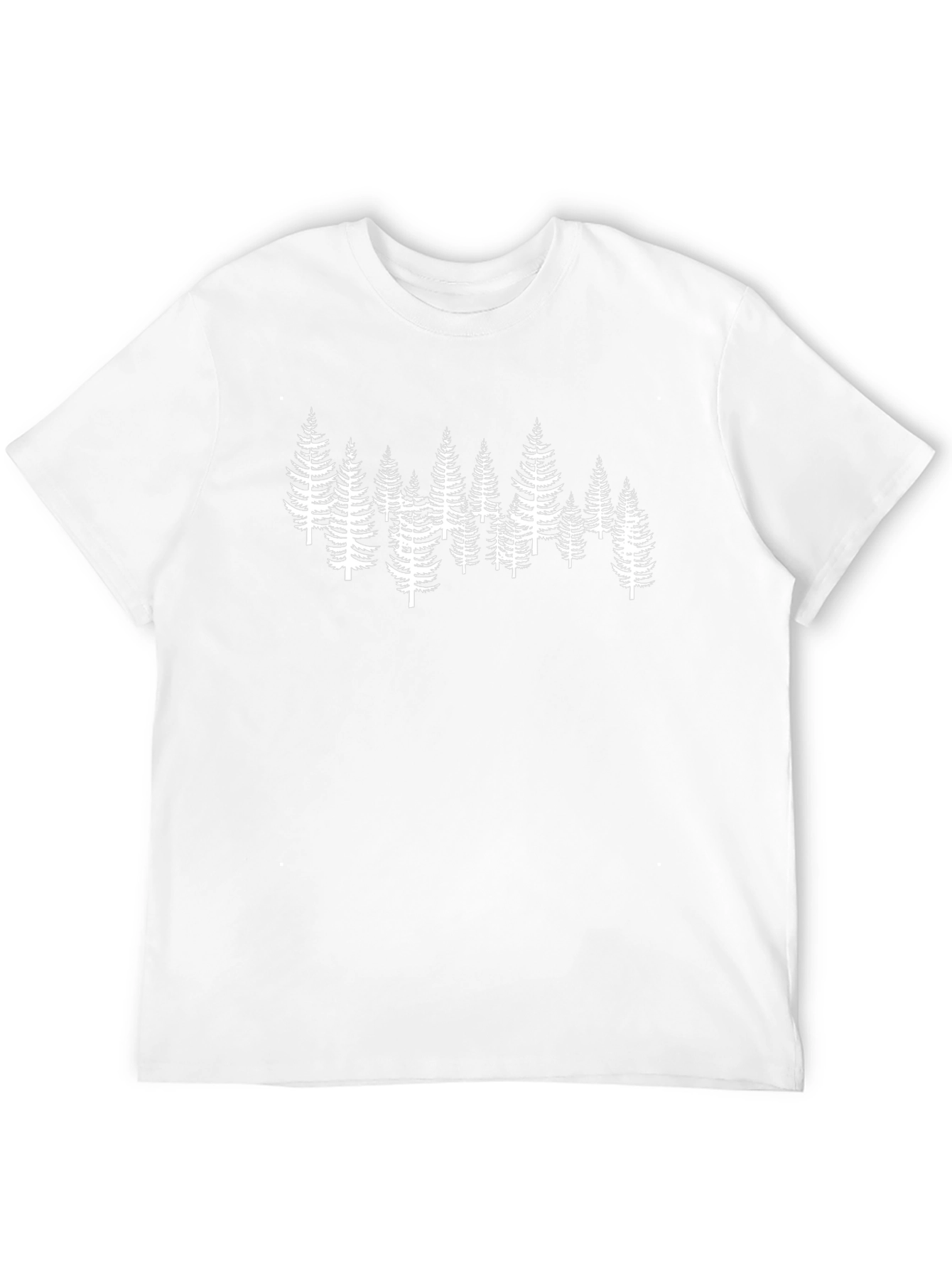Forest Graphic Tee - Black Cotton T-Shirt