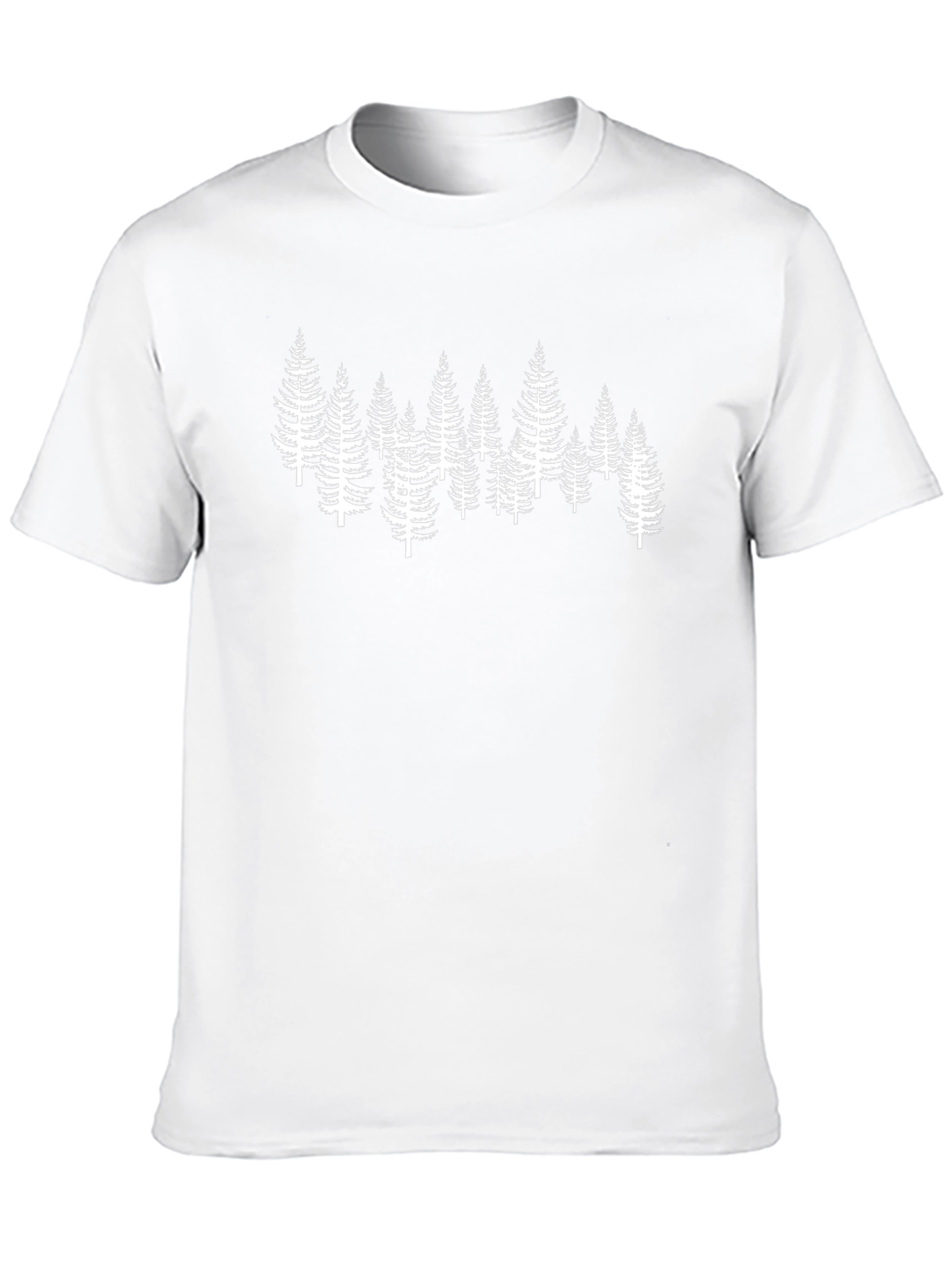 Forest Graphic Tee - Black Cotton T-Shirt