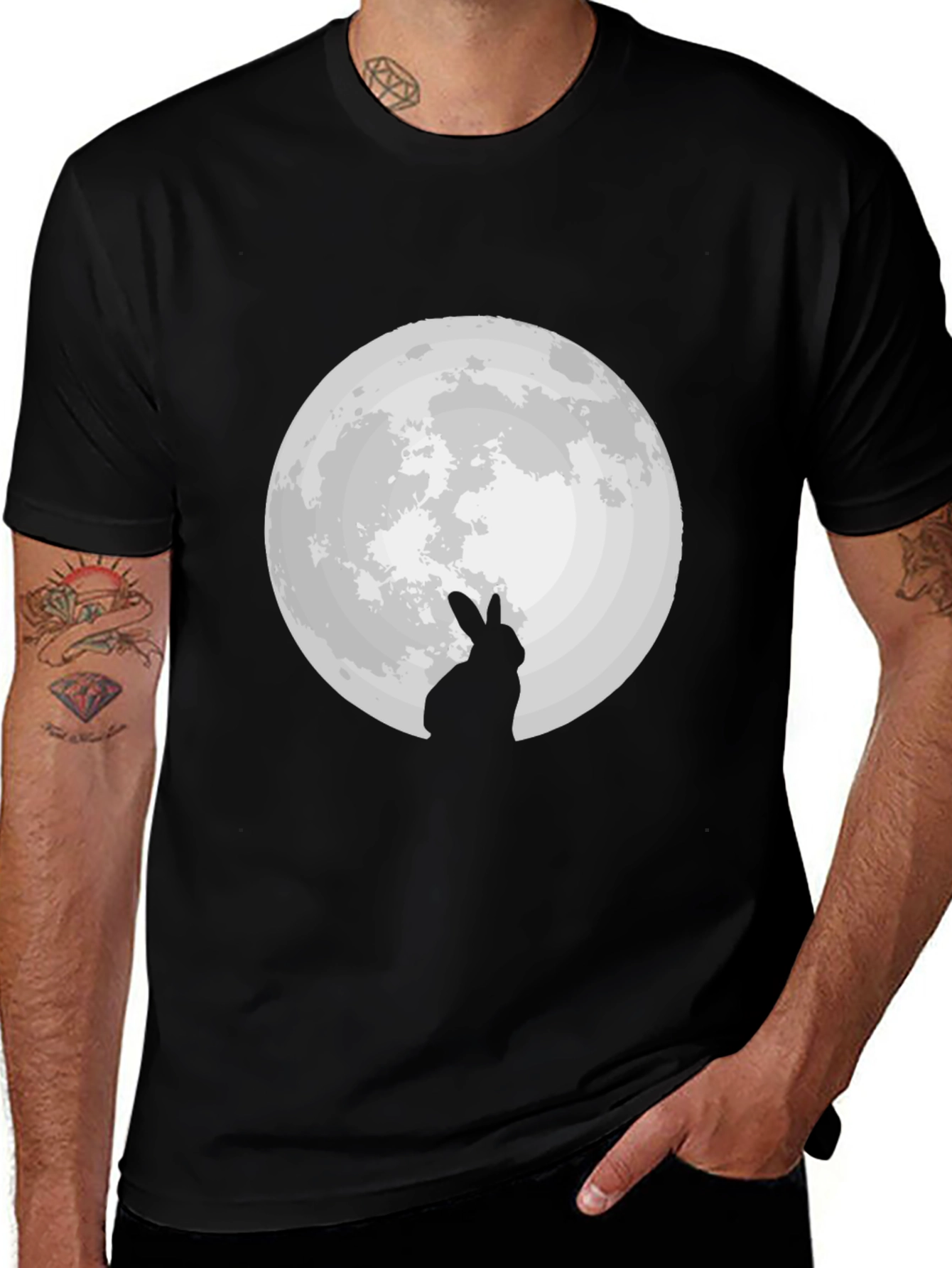 Rabbit Moon Graphic Tee