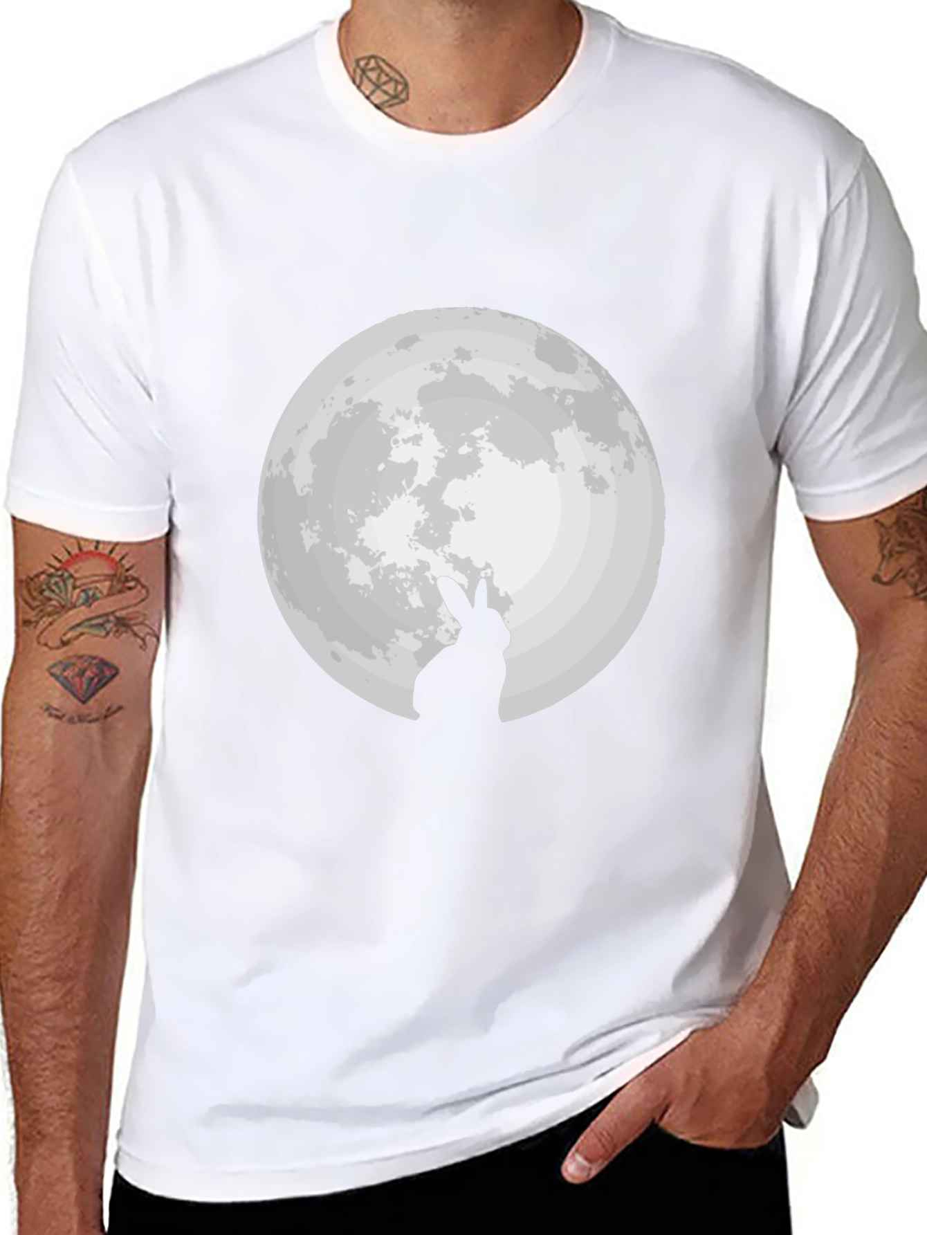 Rabbit Moon Graphic Tee