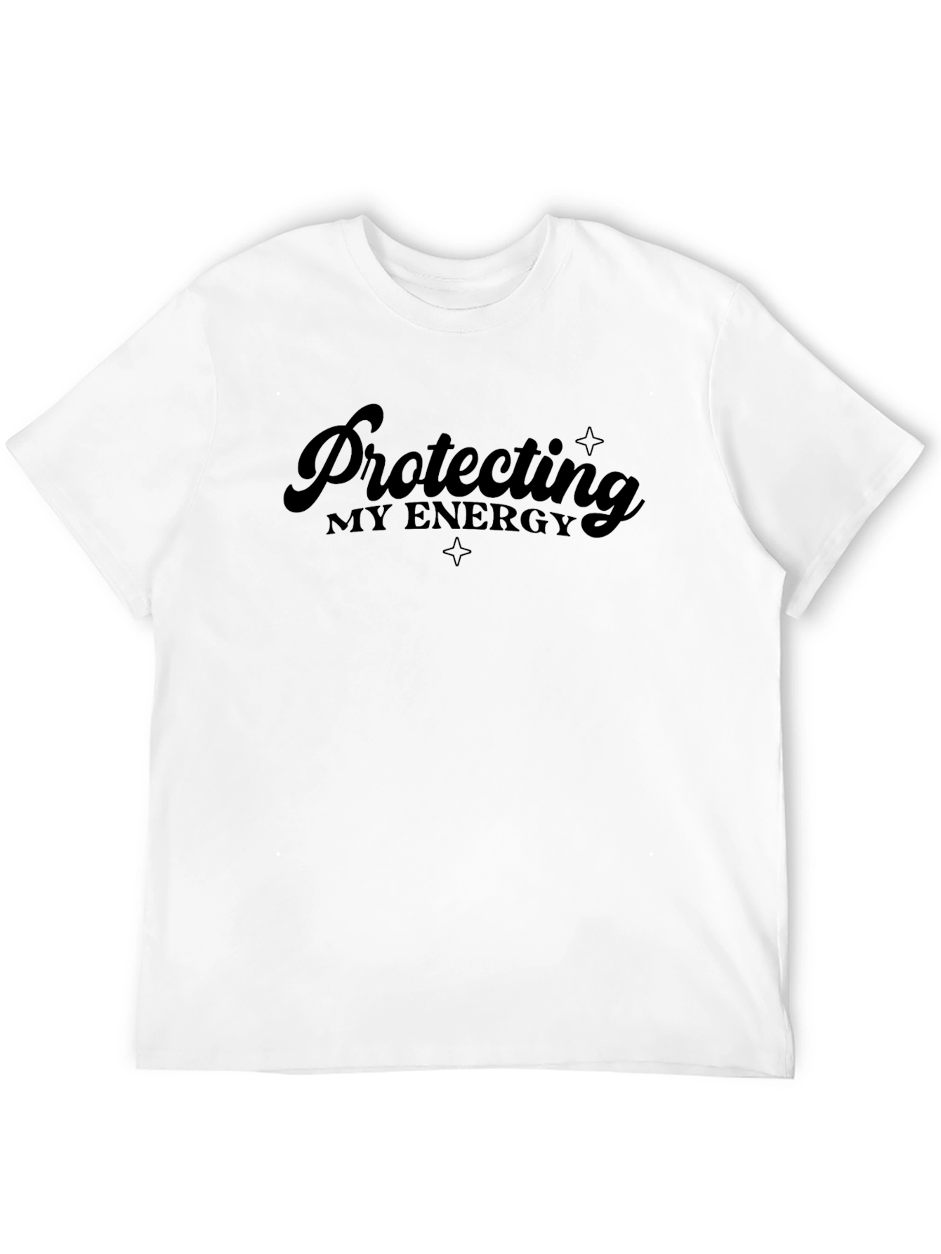 Protecting My Energy Black Graphic Tee