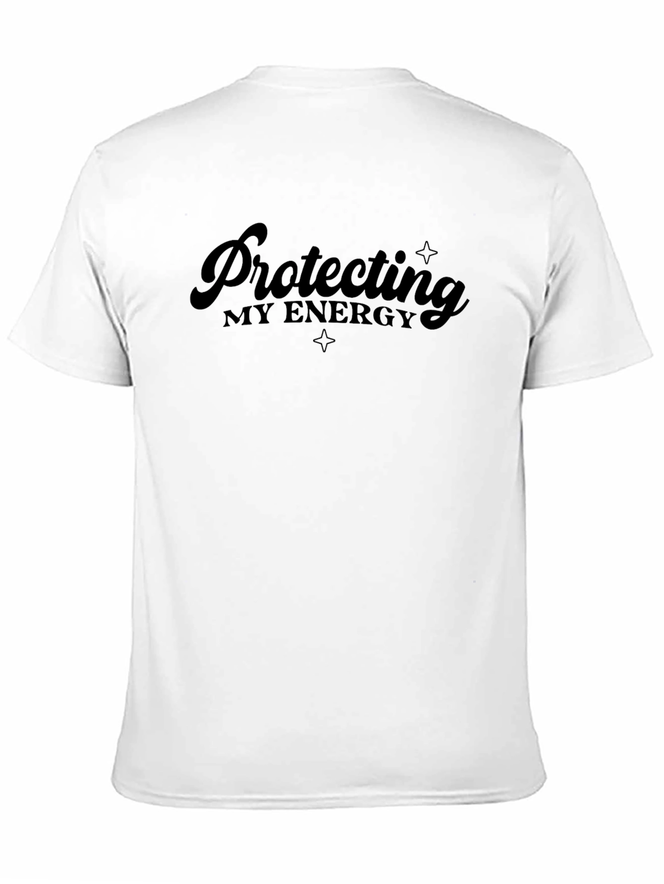 Protecting My Energy Black Graphic Tee