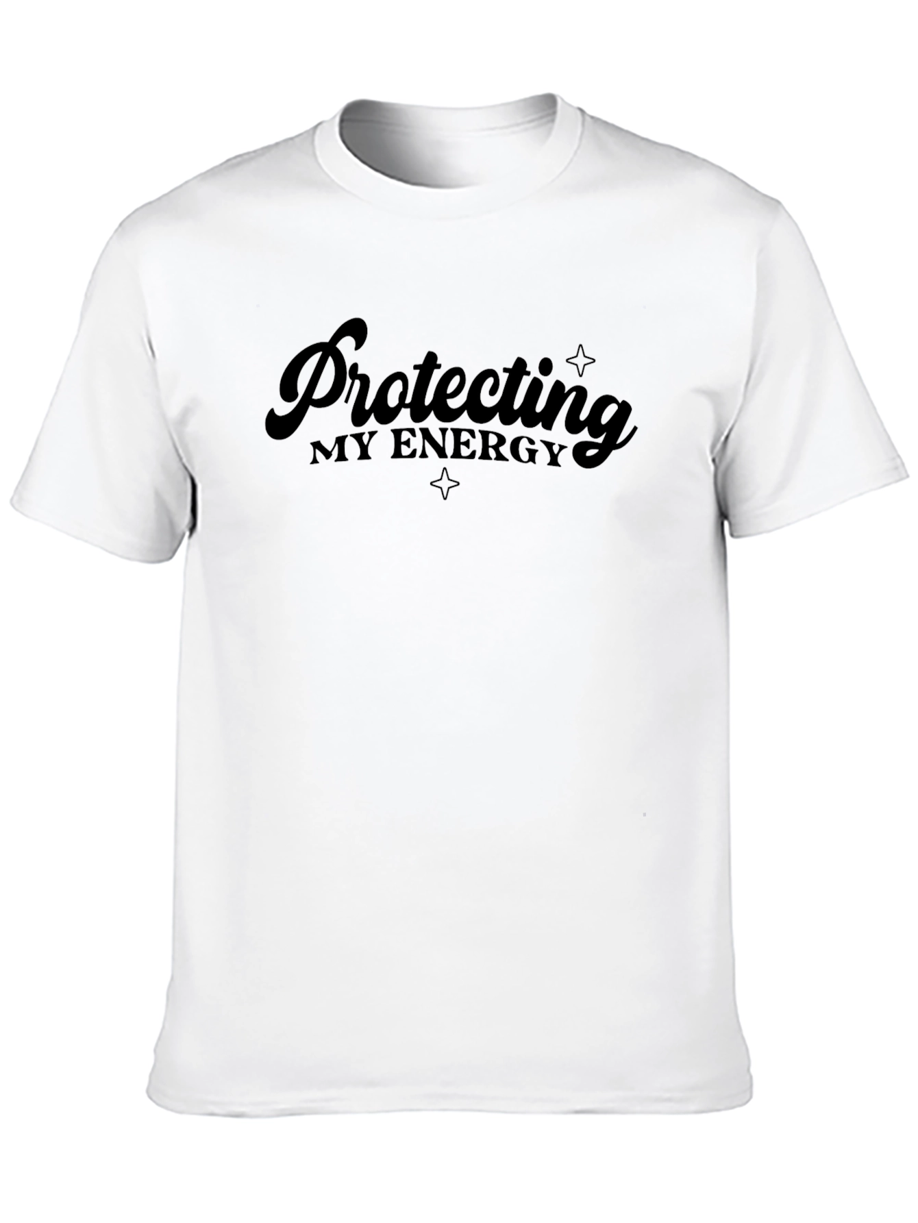 Protecting My Energy Black Graphic Tee