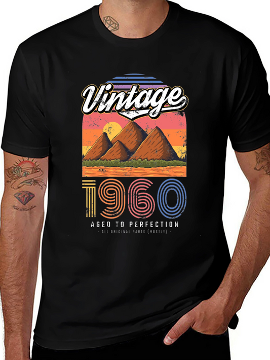 Vintage 1960 Aged to Perfection Graphic Tee