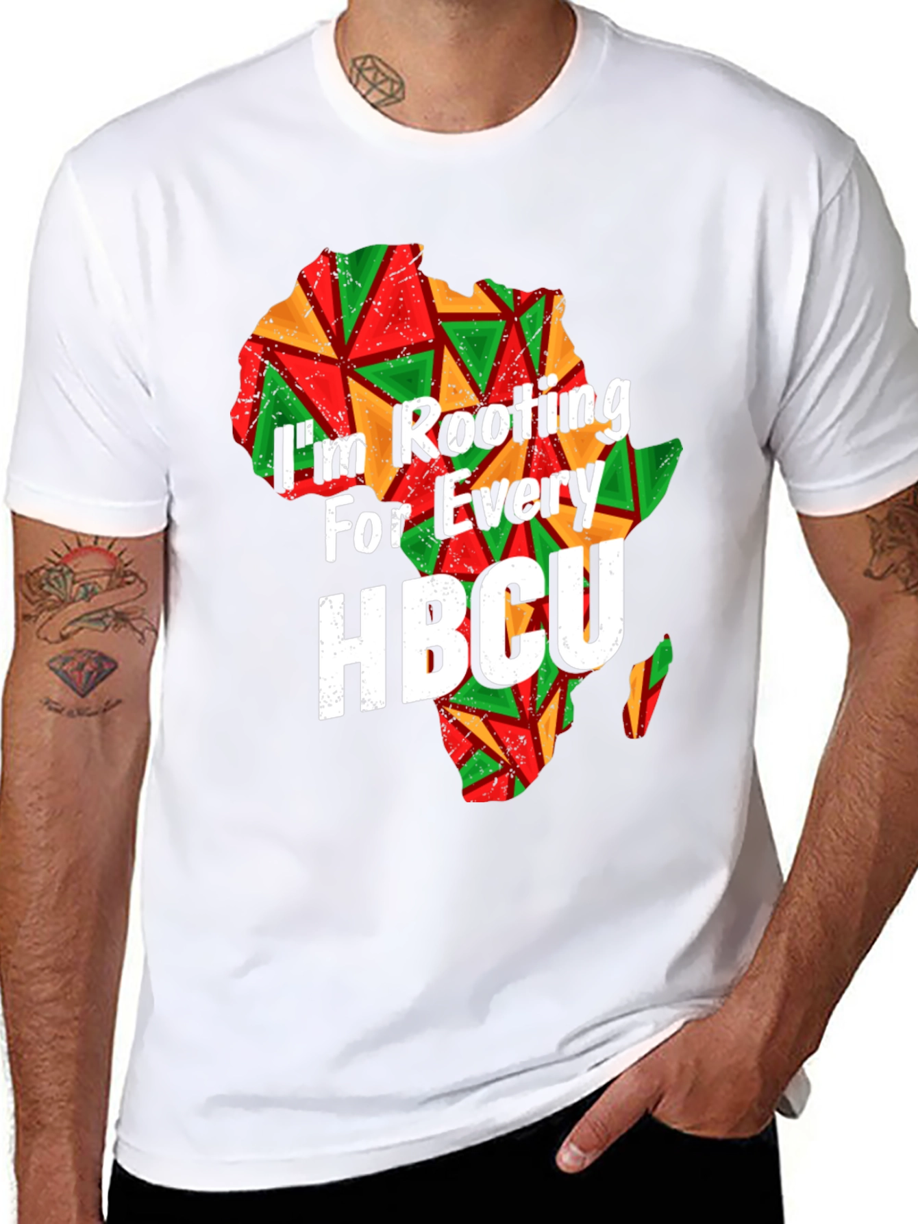 Rooting for Every HBCU Africa T-Shirt