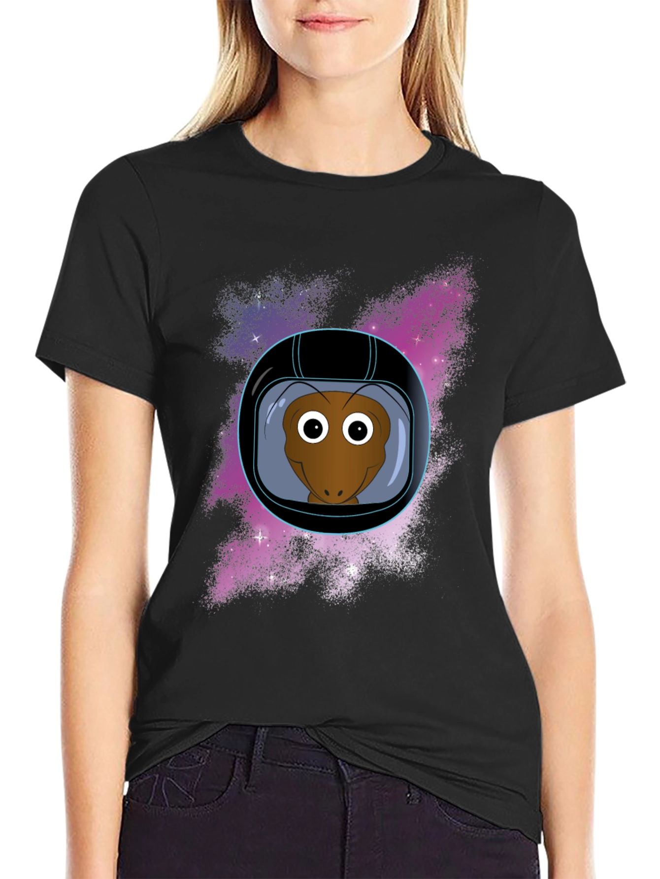 Astronaut Alien Graphic T-Shirt