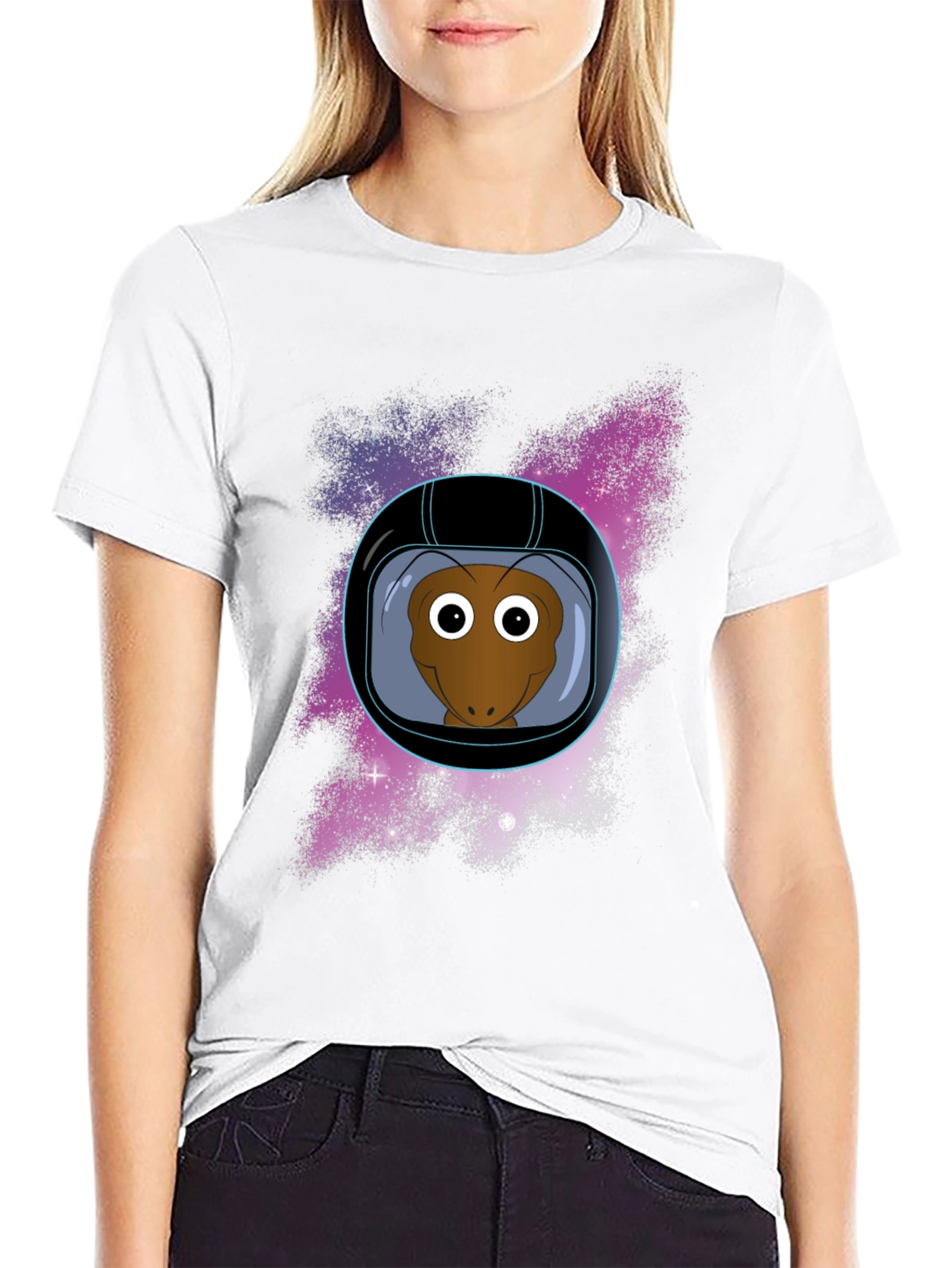 Astronaut Alien Graphic T-Shirt