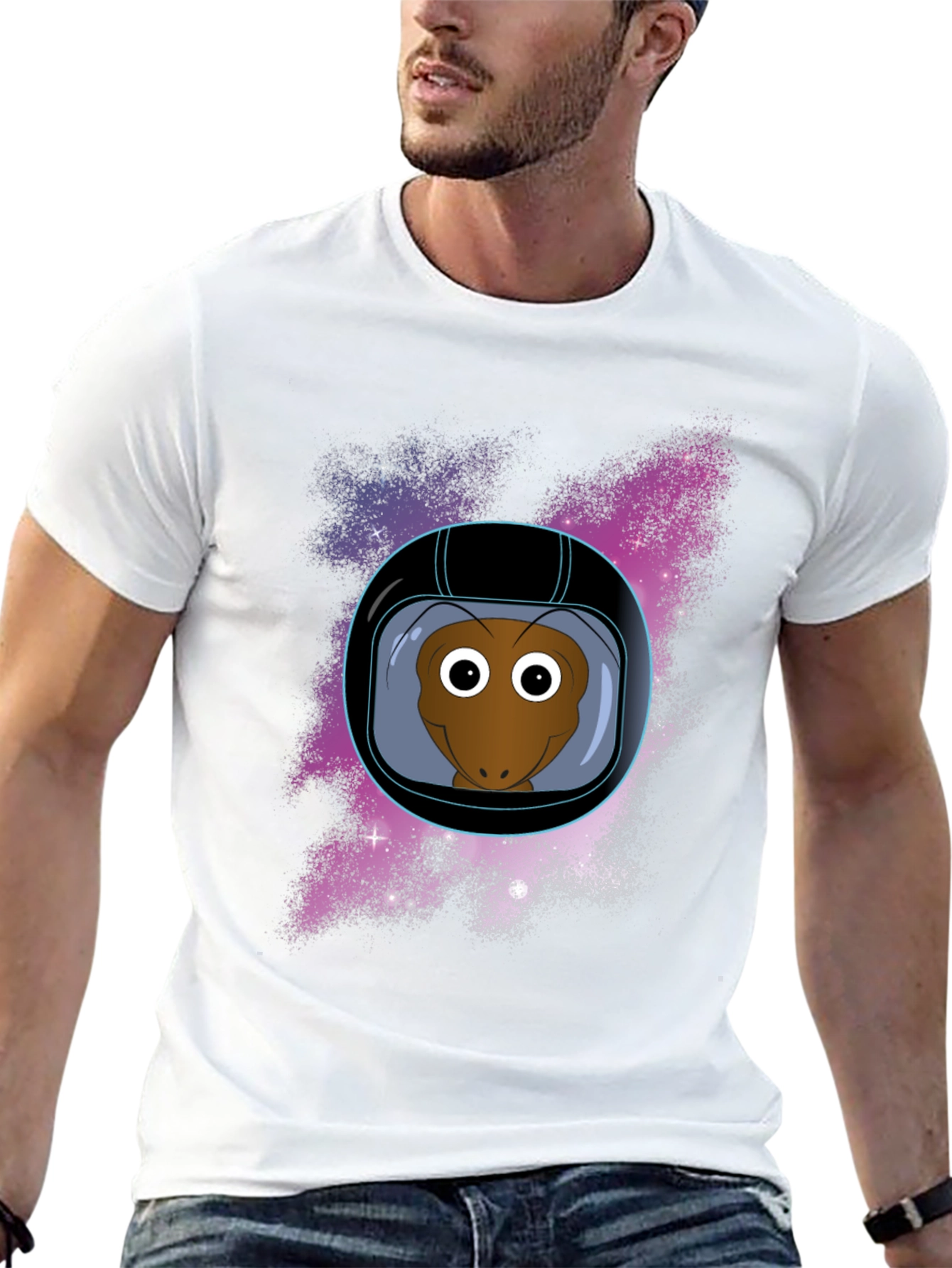Astronaut Alien Graphic T-Shirt