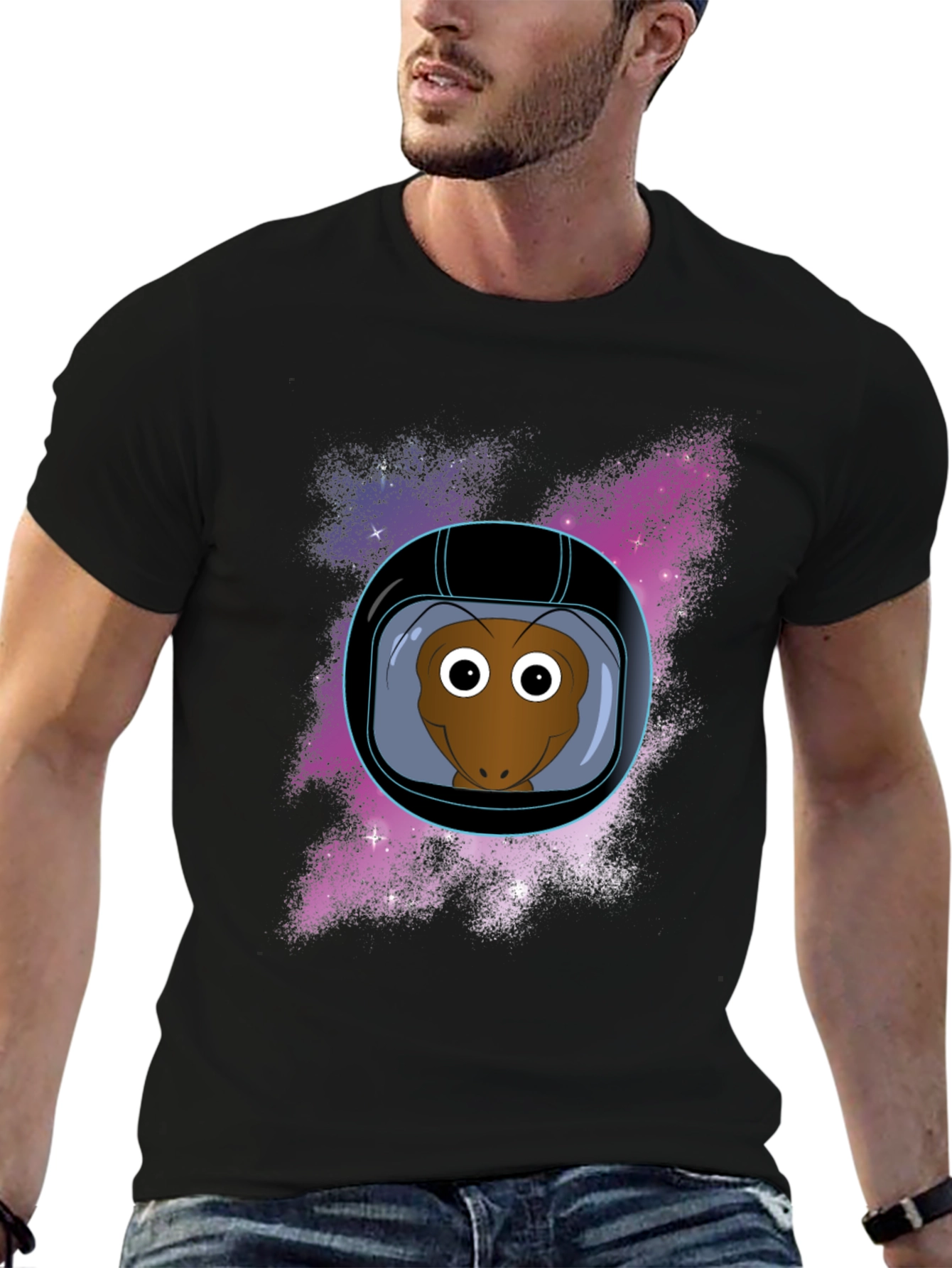 Astronaut Alien Graphic T-Shirt