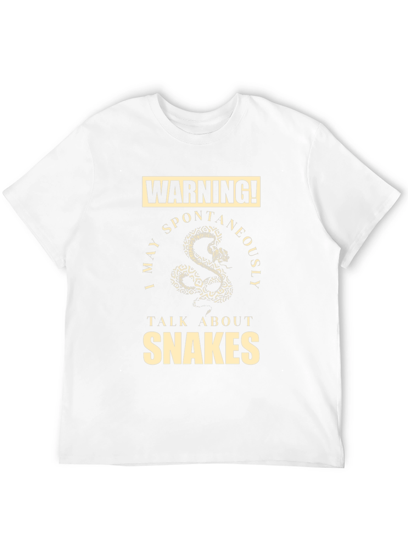 Warning Snakes T-Shirt - Funny Snake Lover Tee
