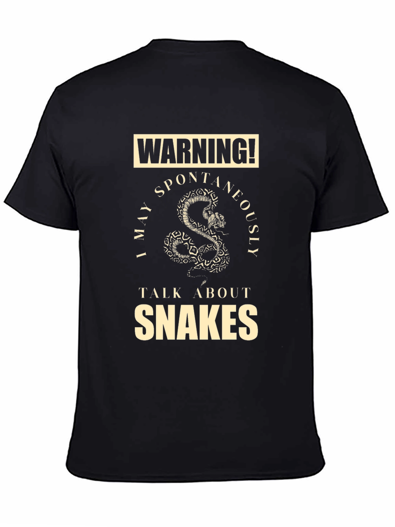 Warning Snakes T-Shirt - Funny Snake Lover Tee