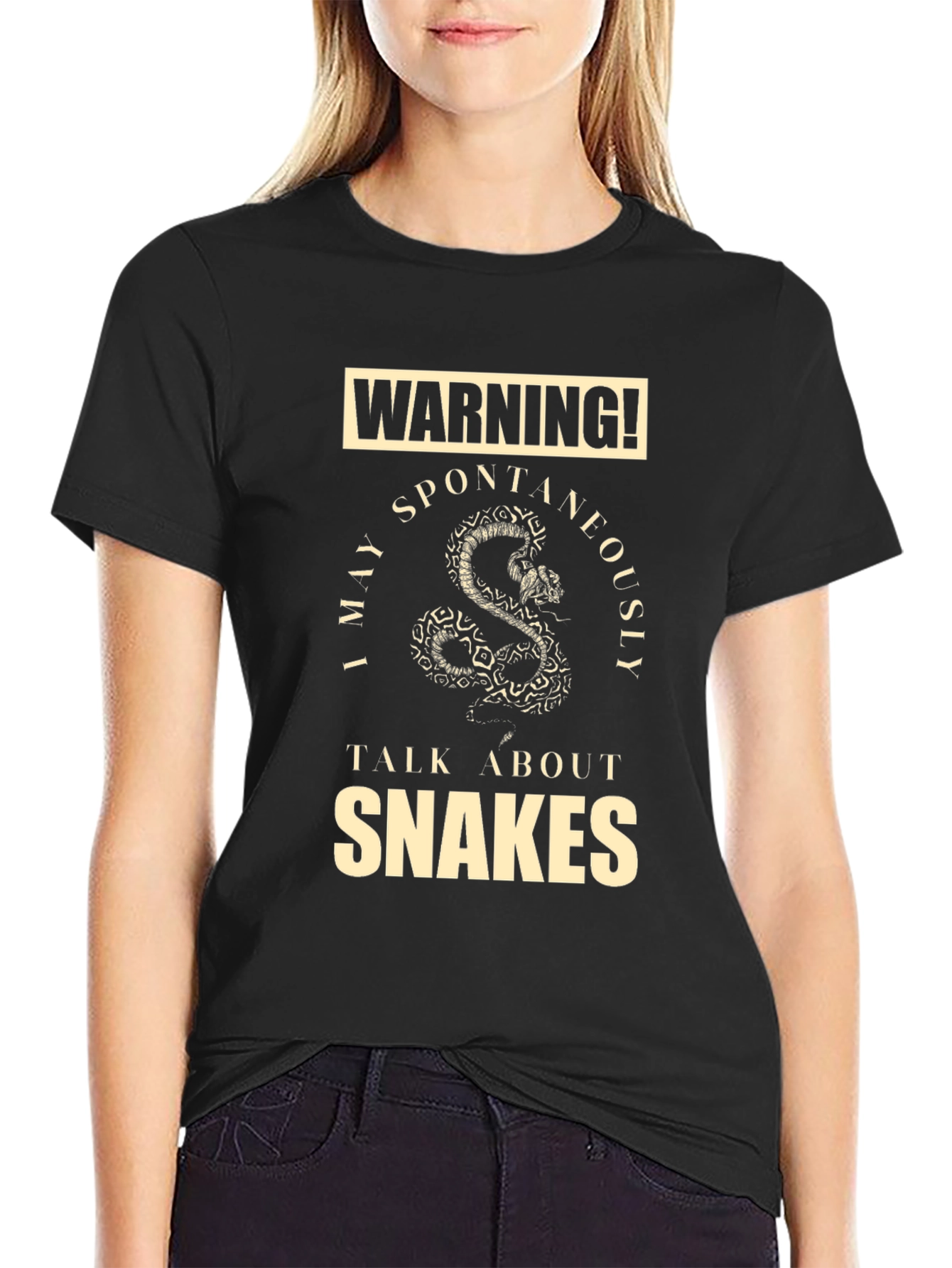 Warning Snakes T-Shirt - Funny Snake Lover Tee