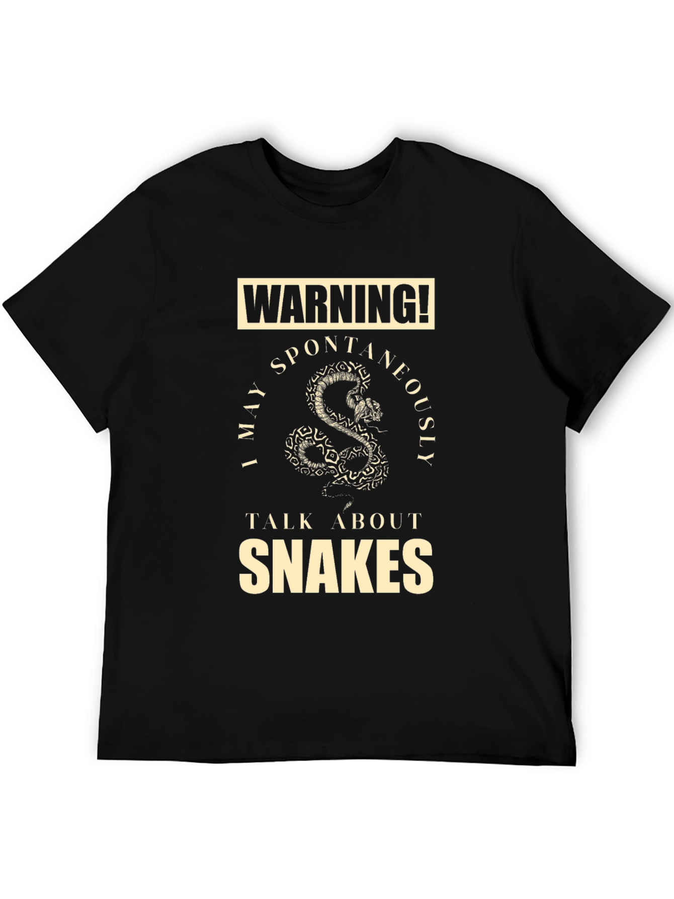 Warning Snakes T-Shirt - Funny Snake Lover Tee