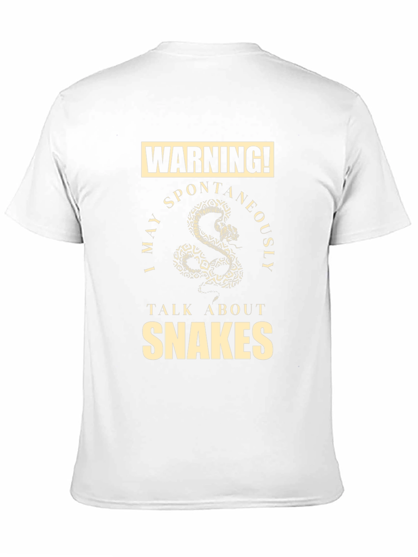 Warning Snakes T-Shirt - Funny Snake Lover Tee