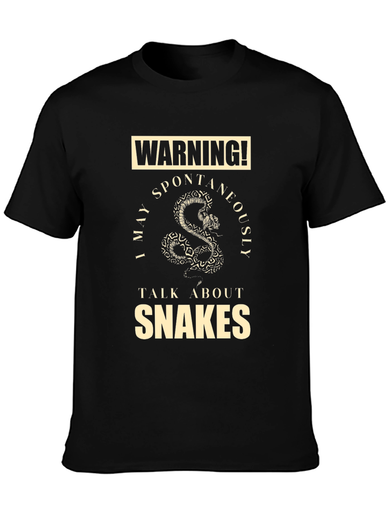 Warning Snakes T-Shirt - Funny Snake Lover Tee