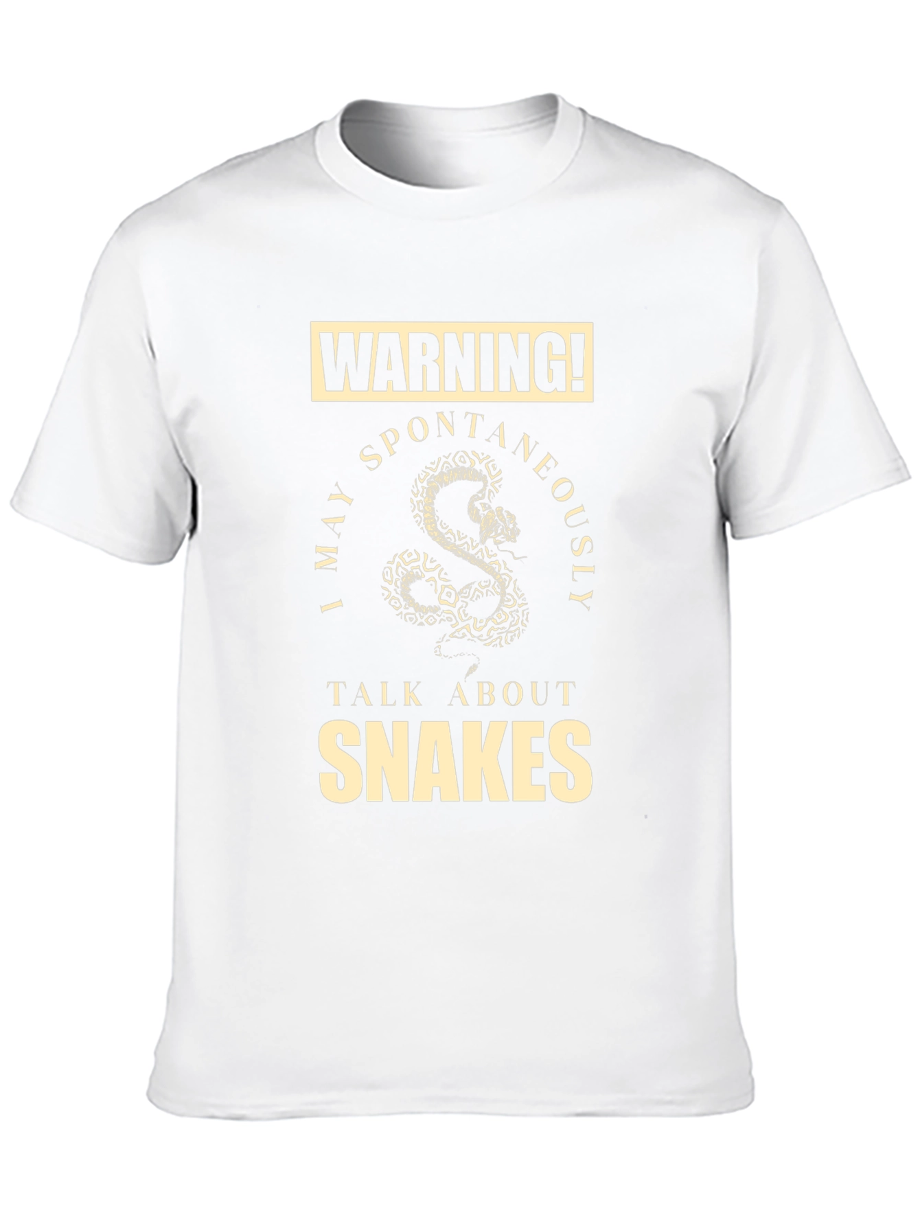 Warning Snakes T-Shirt - Funny Snake Lover Tee