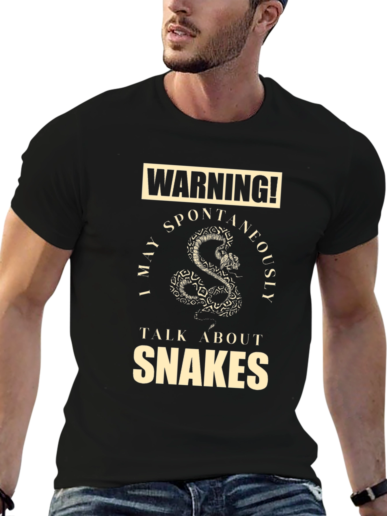 Warning Snakes T-Shirt - Funny Snake Lover Tee