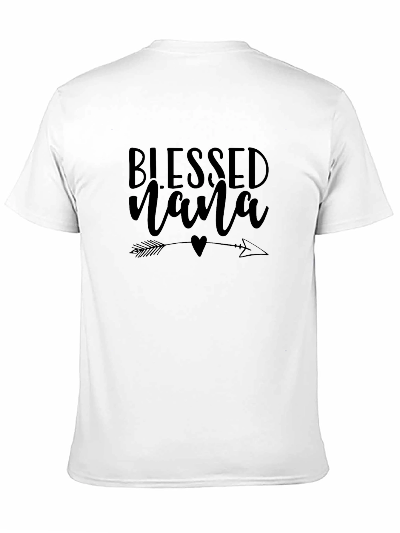Blessed Nana Graphic Tee - Black