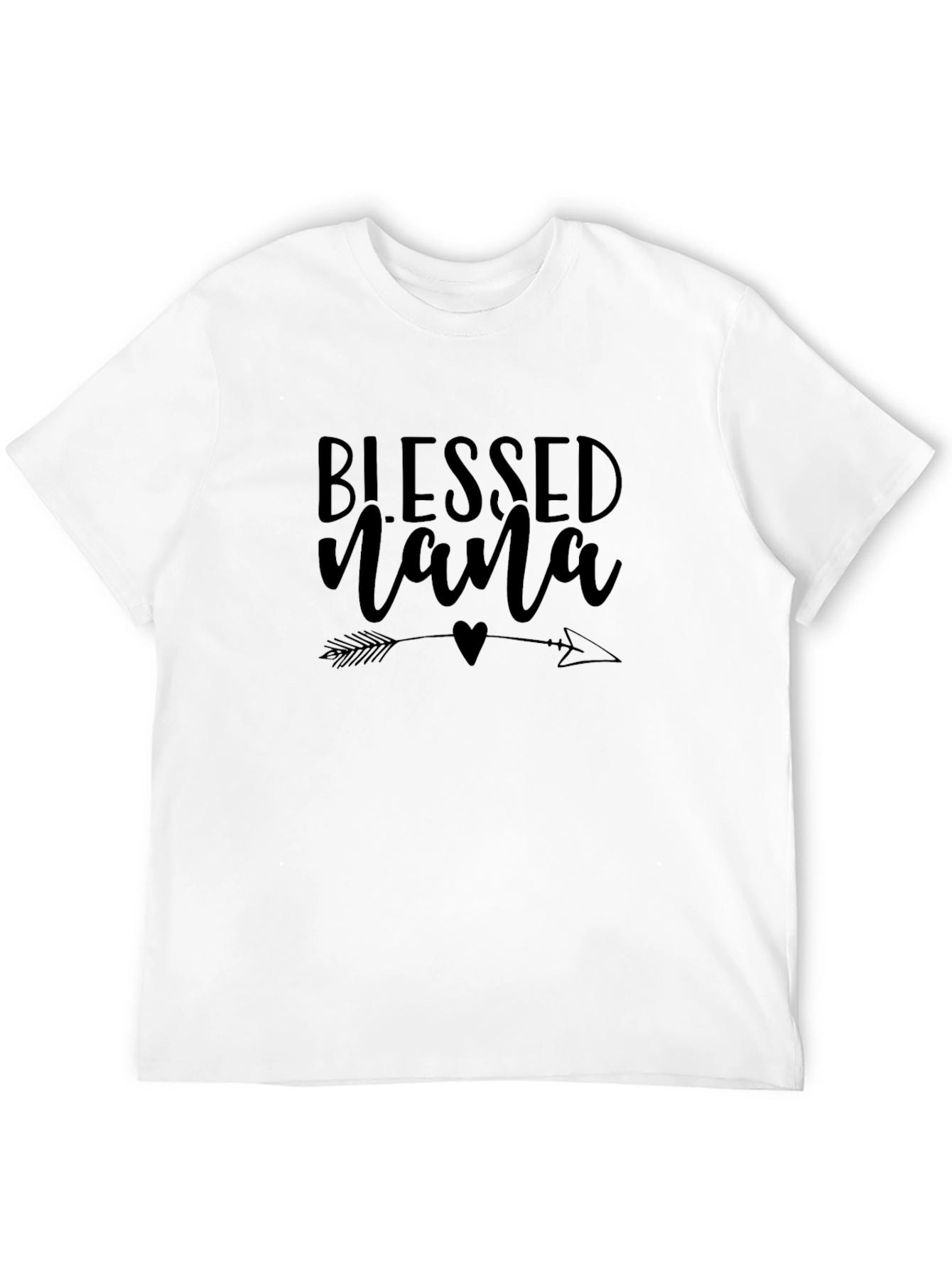 Blessed Nana Graphic Tee - Black
