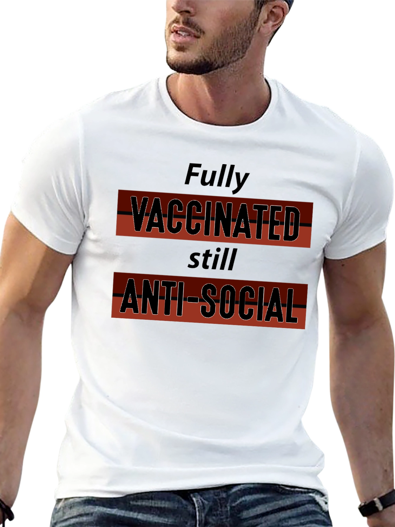 Vaccinated Anti-Social T-Shirt
