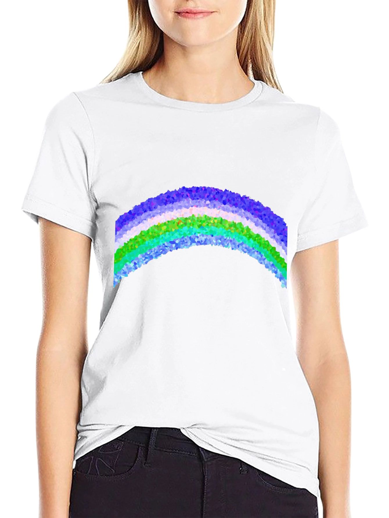 Prismatic Rainbow Graphic Tee - Cool & Trendy