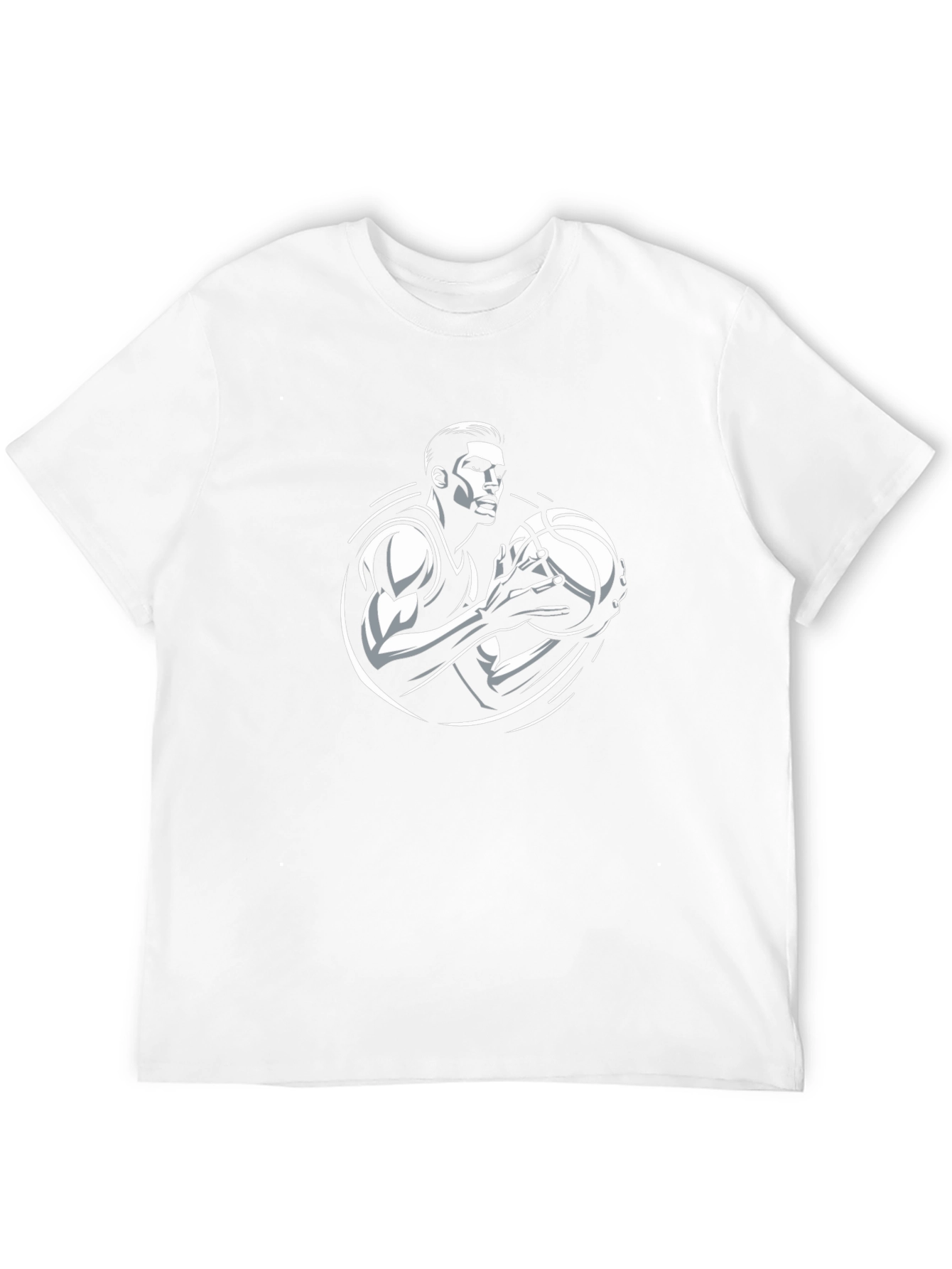 Basketball Player Graphic Tee - Black