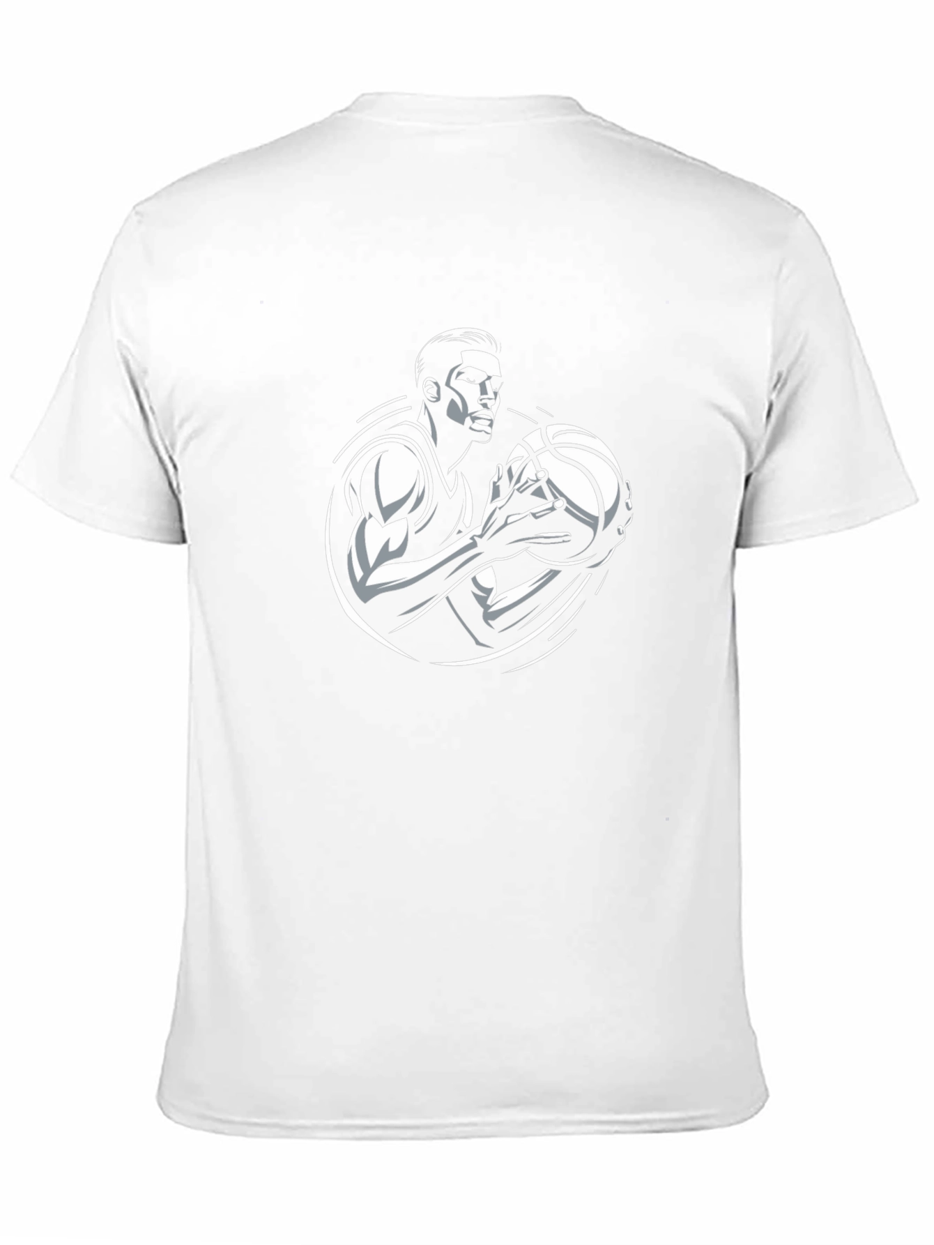 Basketball Player Graphic Tee - Black