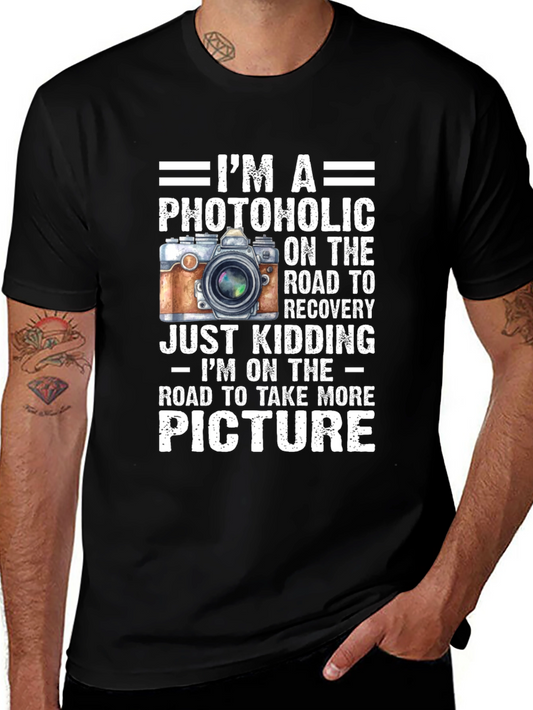 Photoholic Camera Lover Graphic T-Shirt