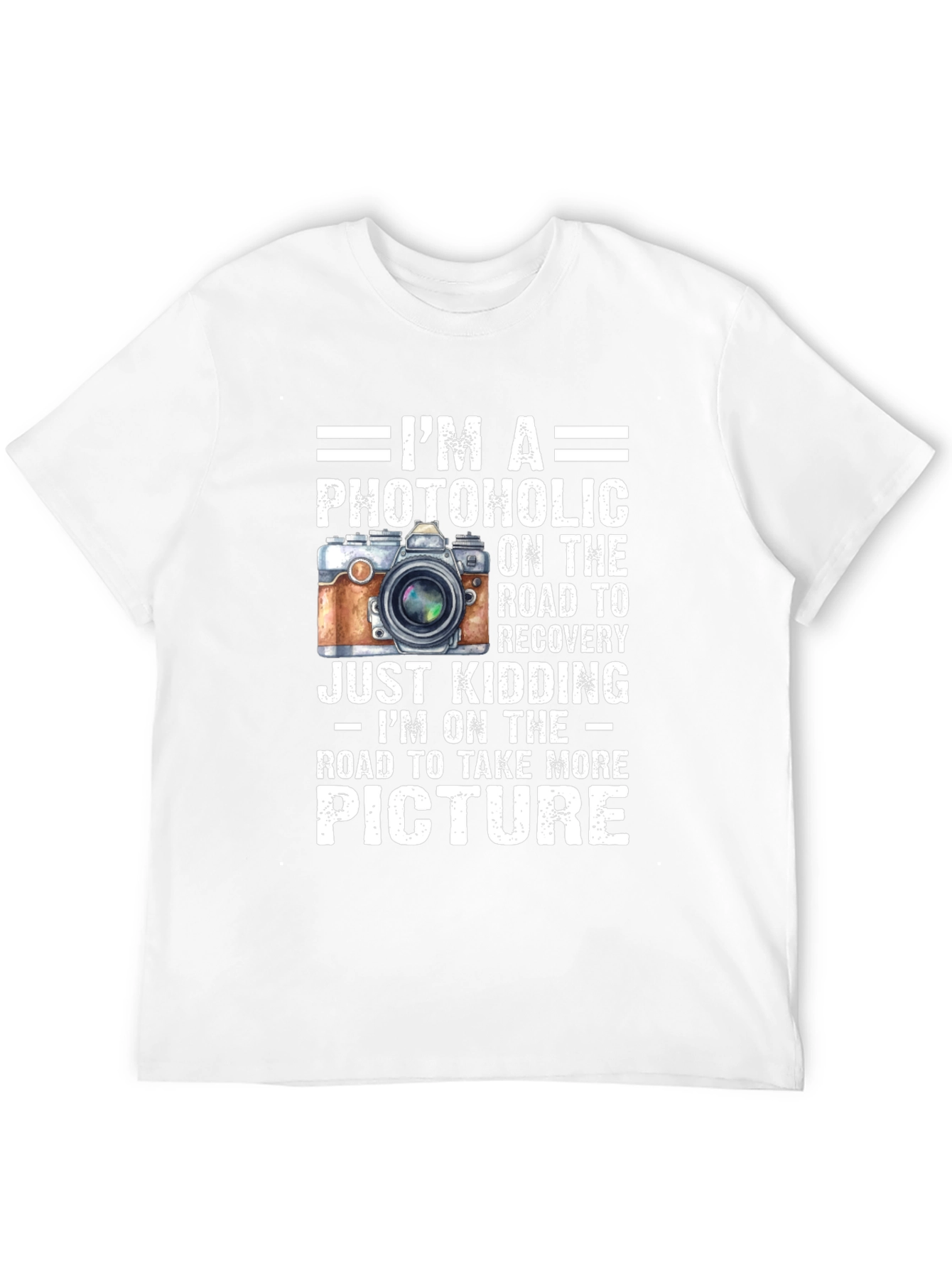 Photoholic Camera Lover Graphic T-Shirt