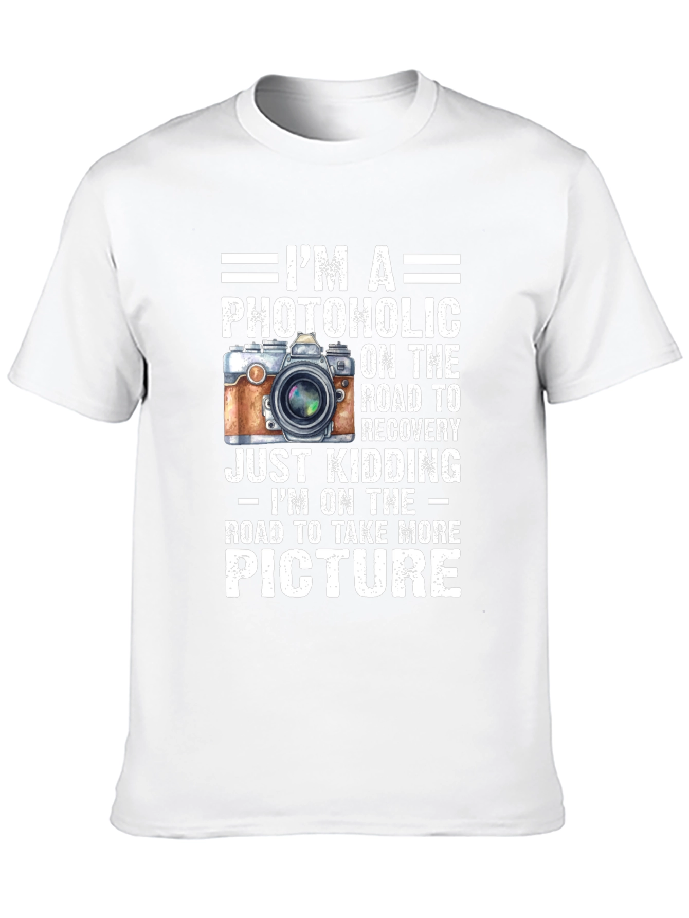Photoholic Camera Lover Graphic T-Shirt